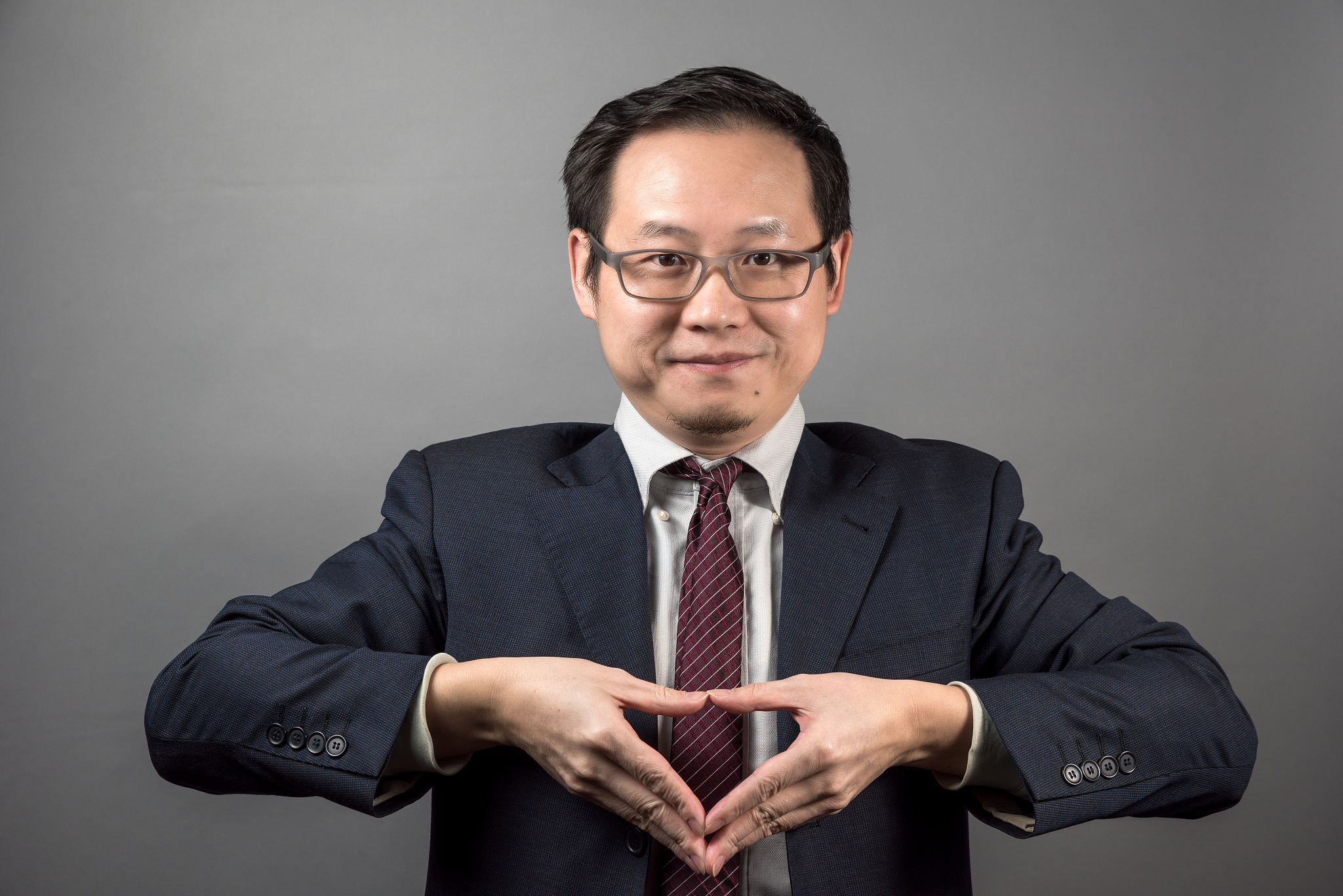 confident chinese businessman