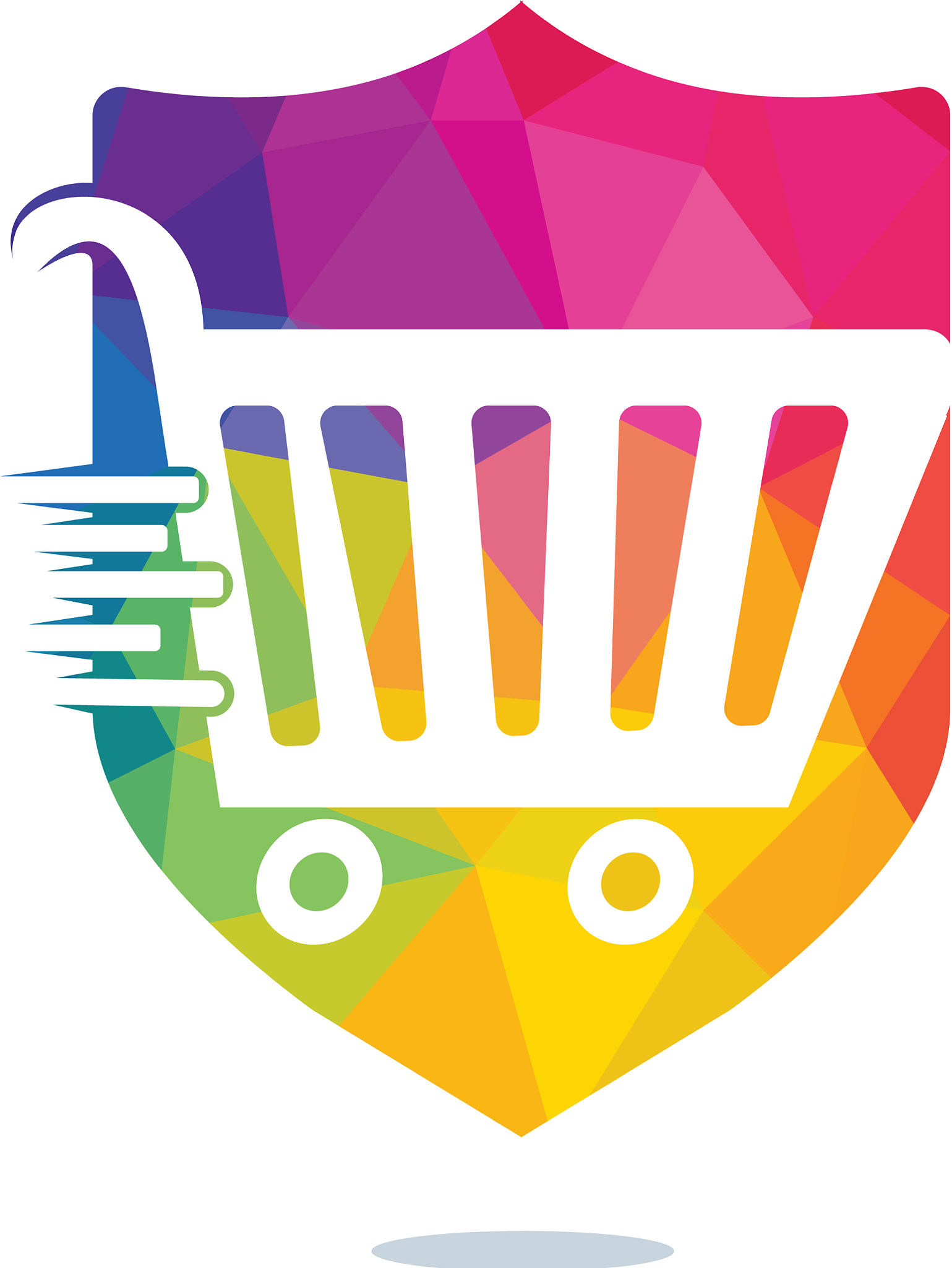 shopping cart logo design