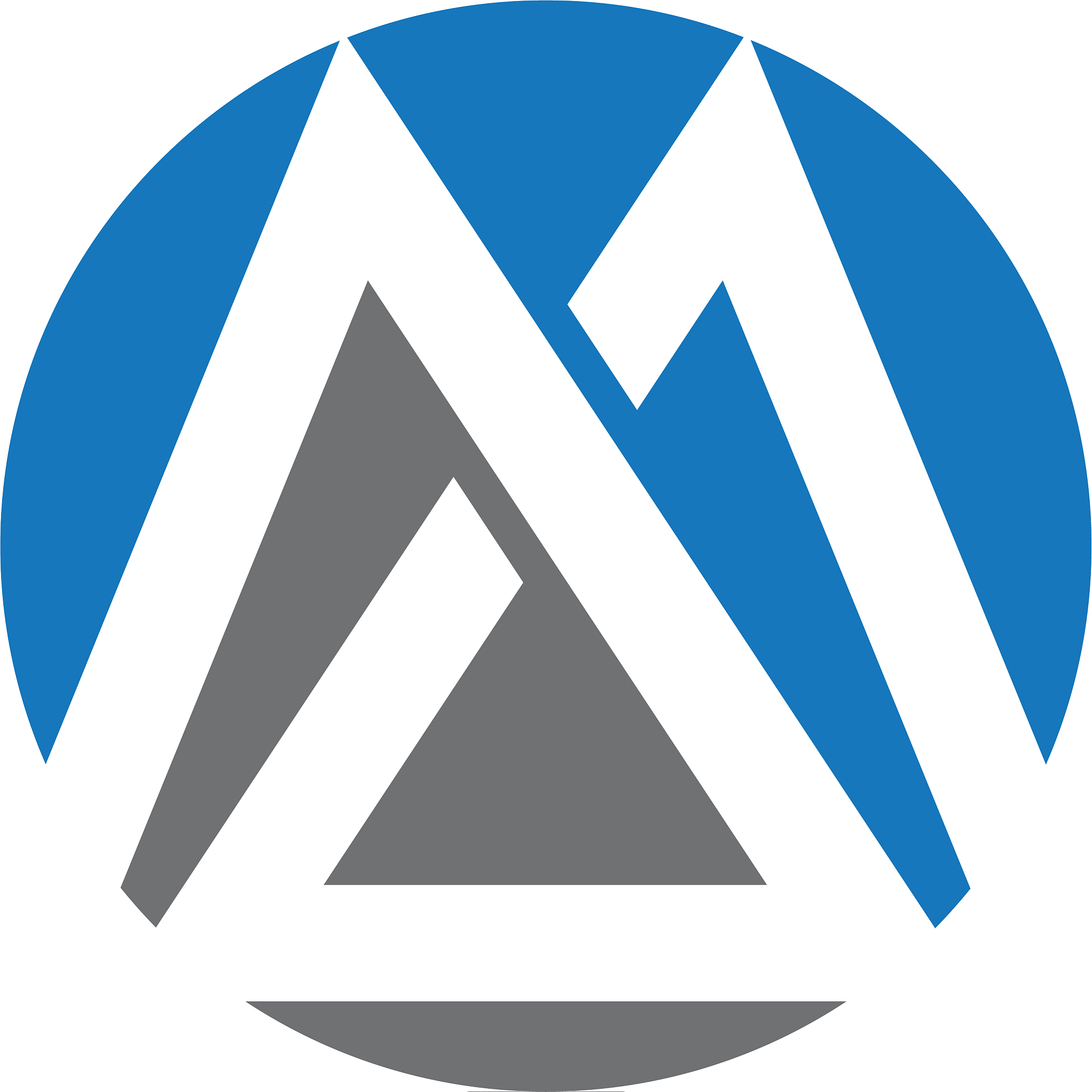 m letter logo template icon
