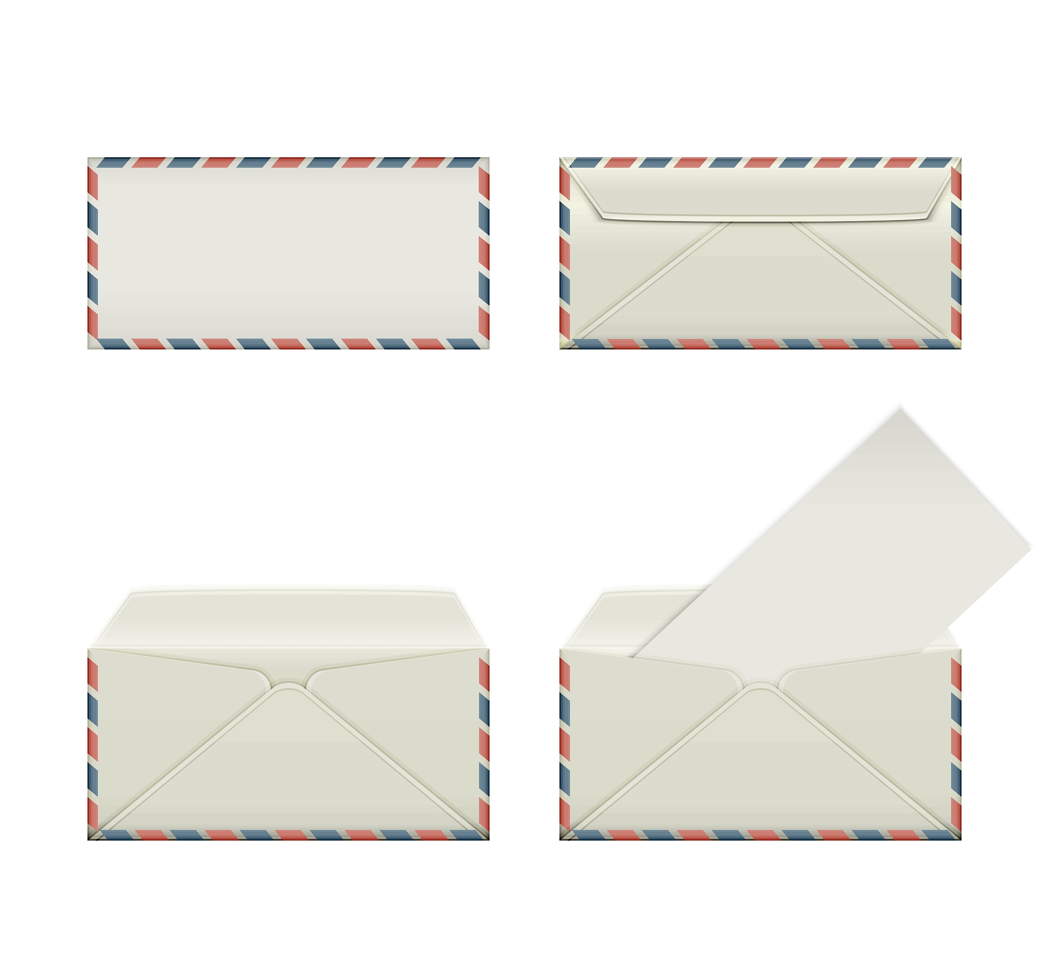 信封,数字<strong>3</strong>,分离着色,白色,狭窄的,文档,信函,图像,模板,下载