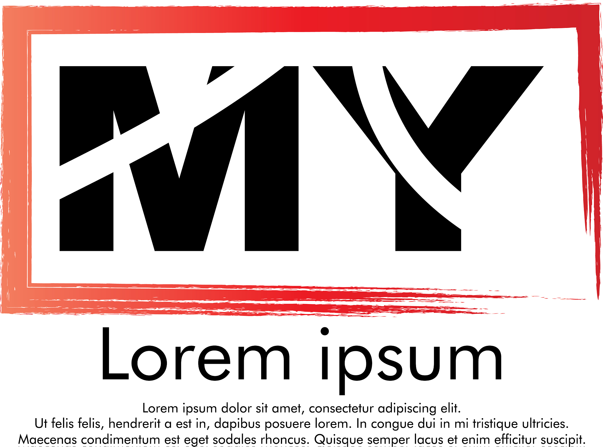 m y my initial abstract logo concept
