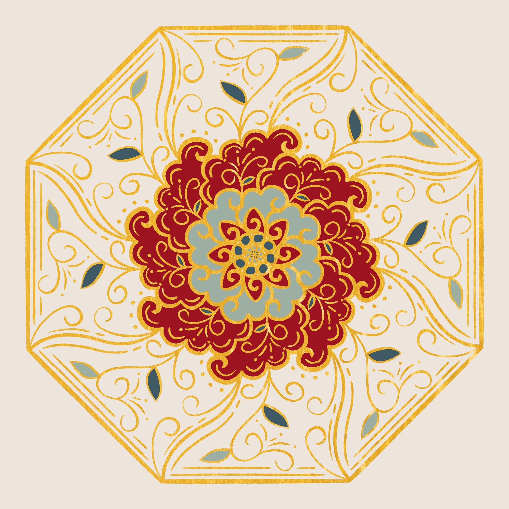 藏族纹样的设计思路