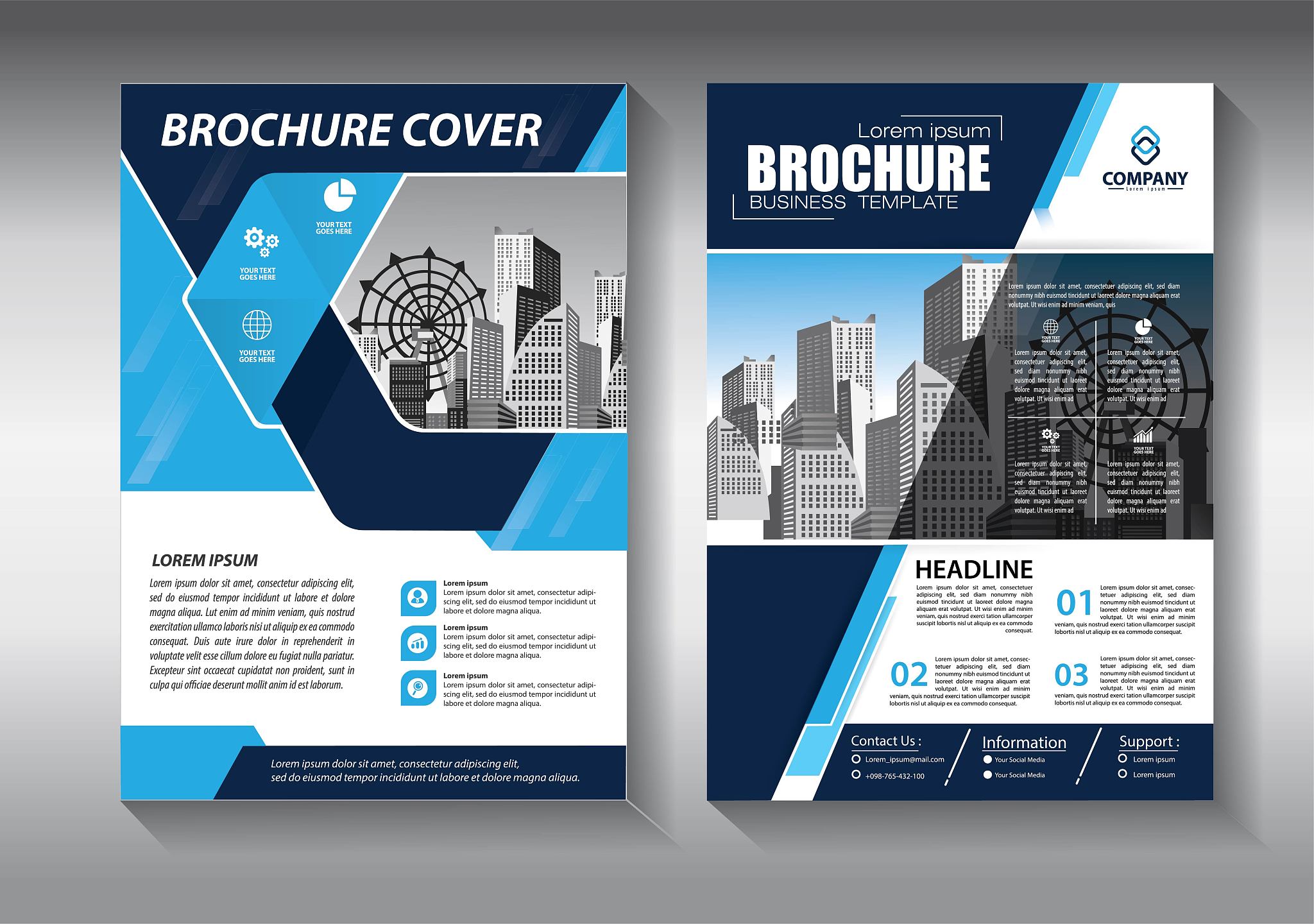 brochure design, cover modern layout, annual report, poster, fly