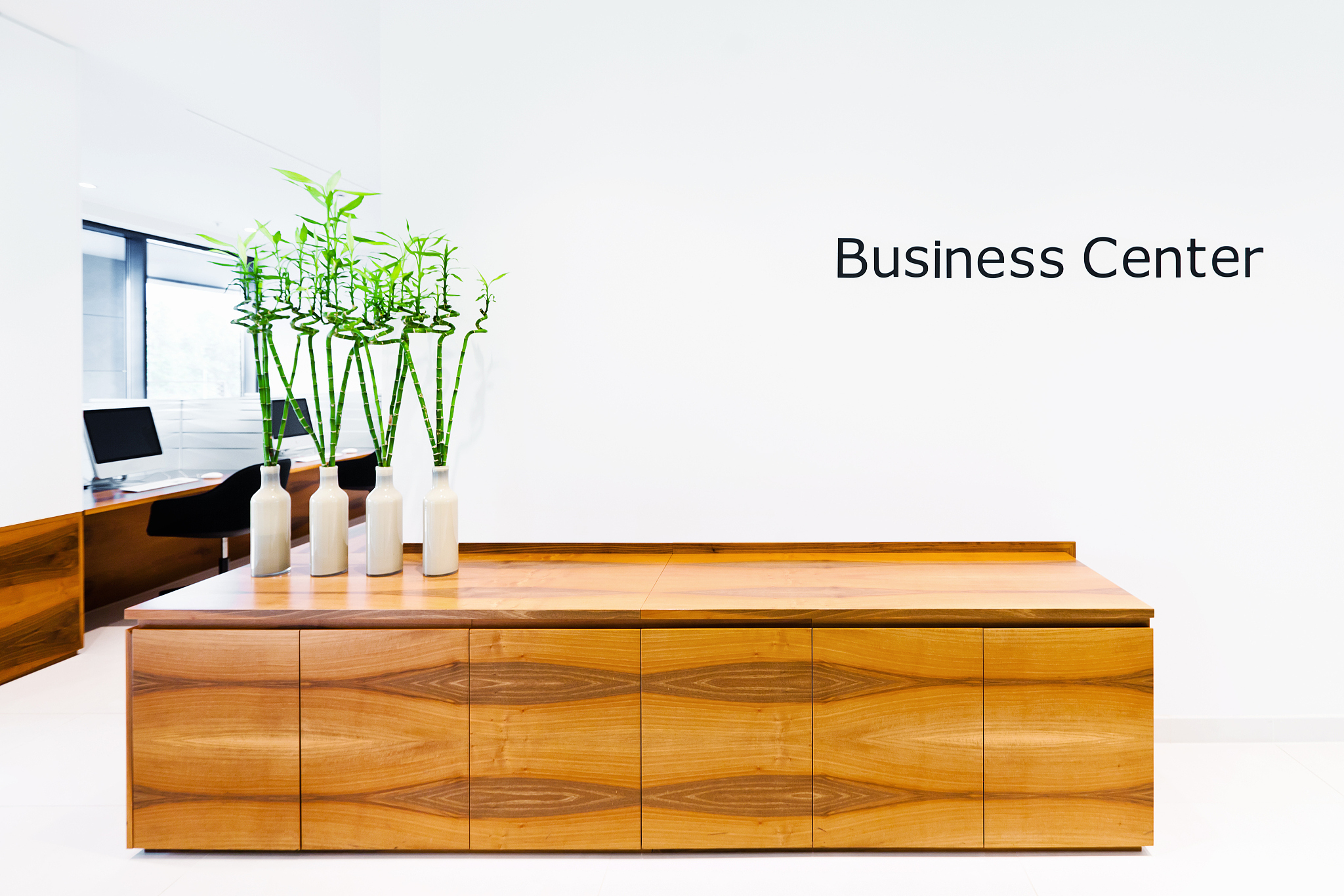 modern business center