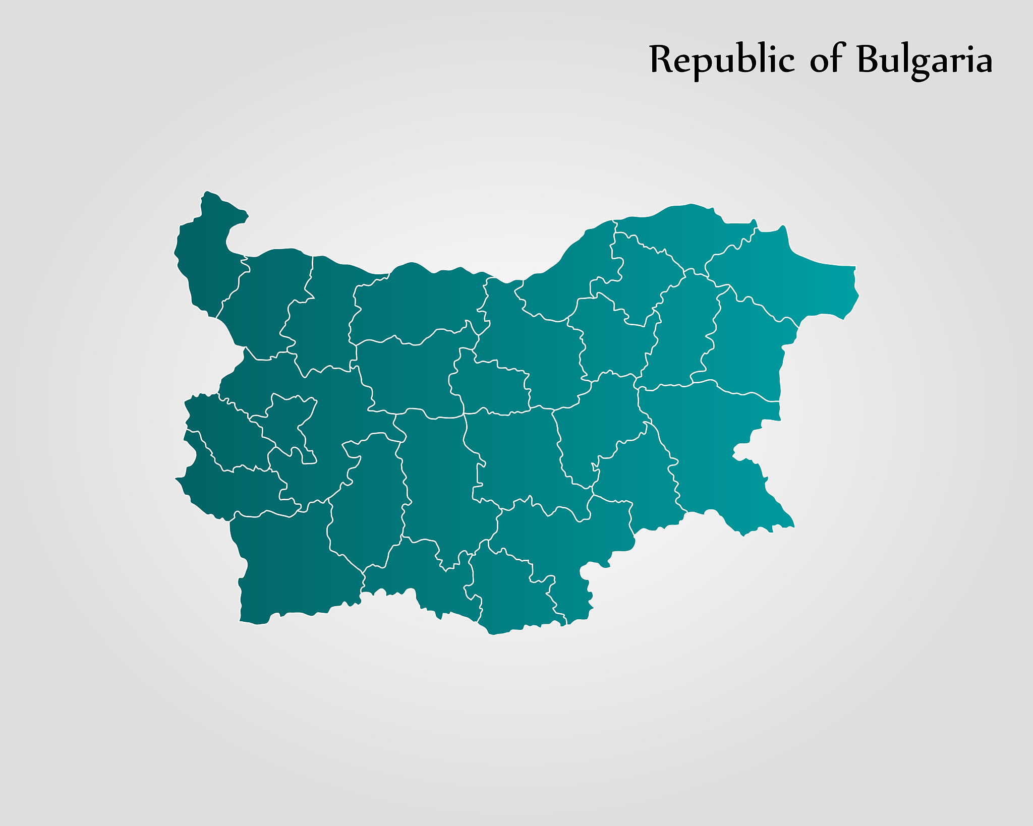 map of bulgaria