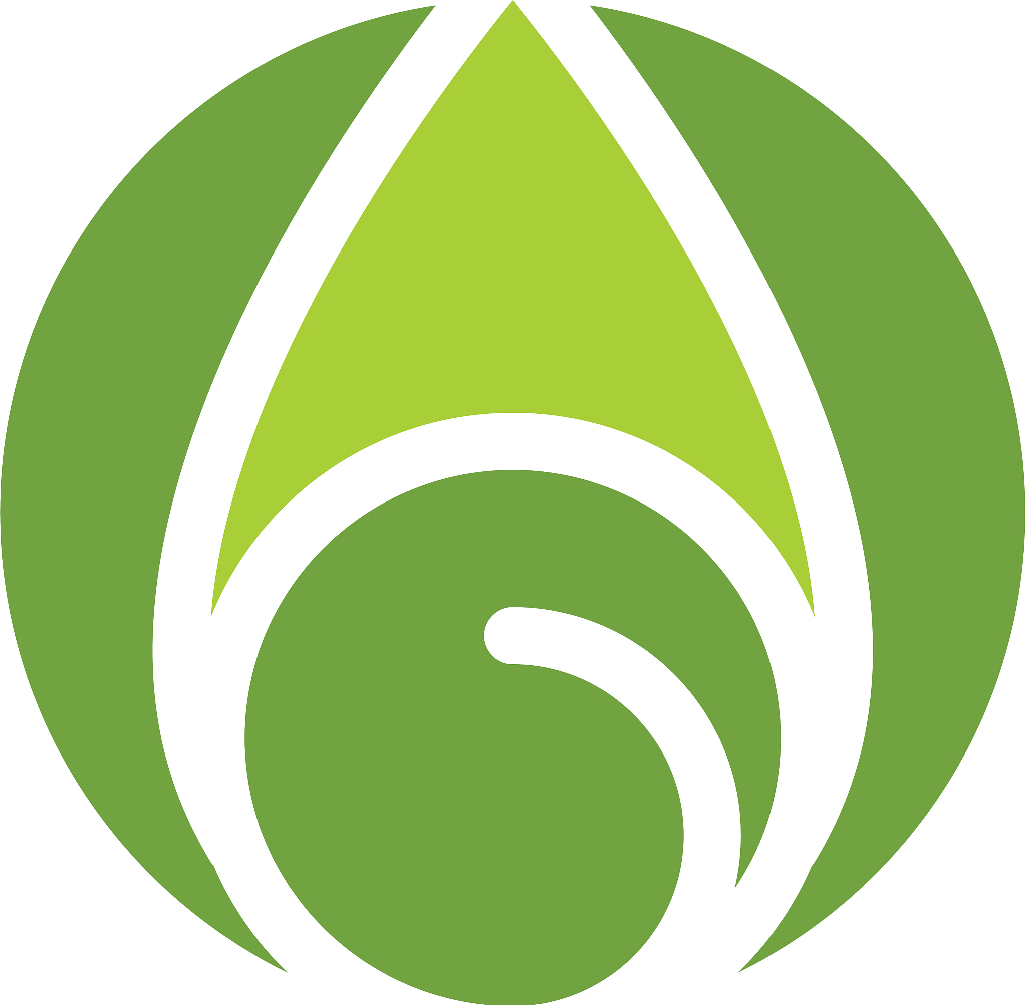 leaf ecology nature logo template