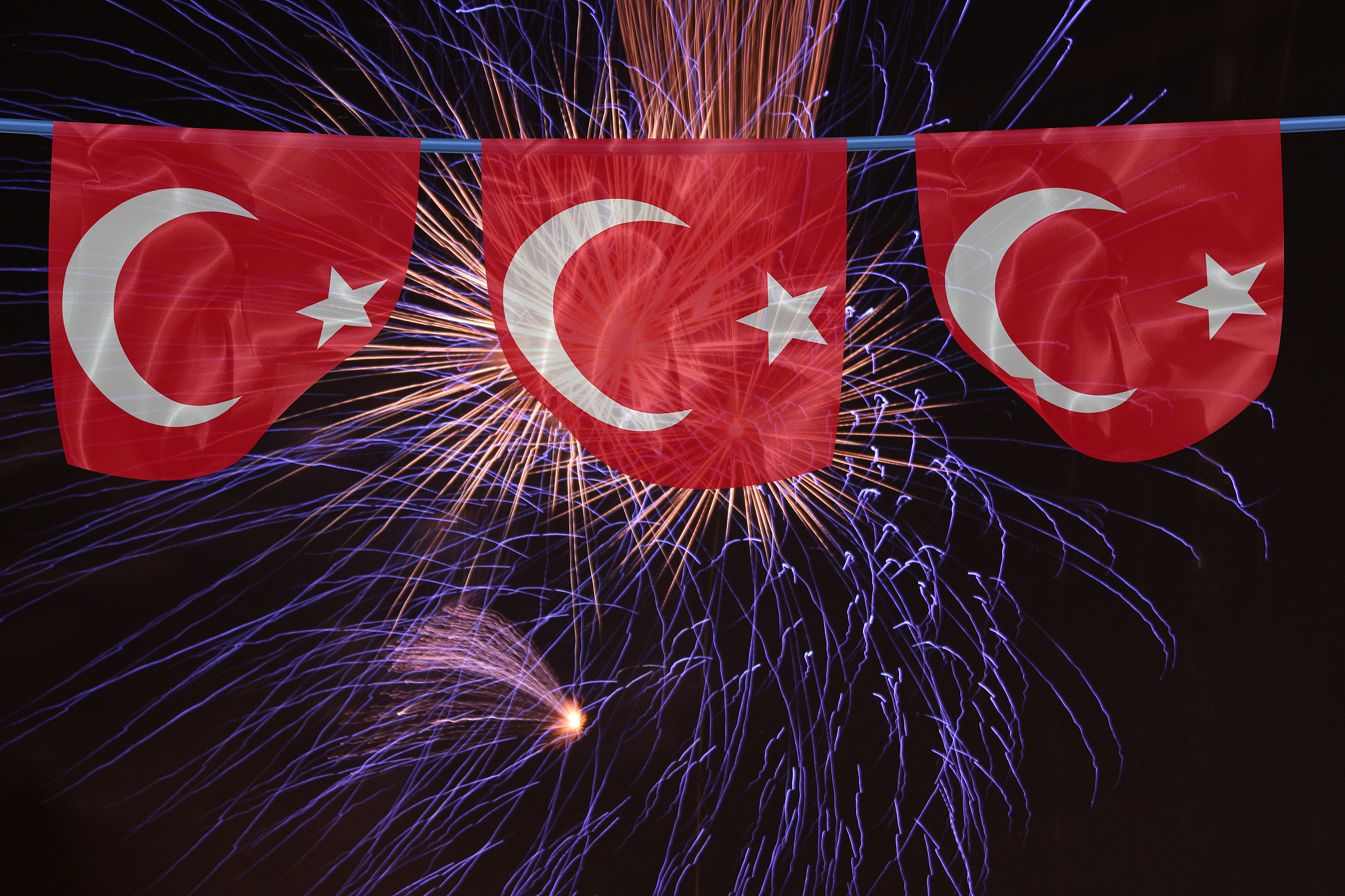 fireworks in turkey