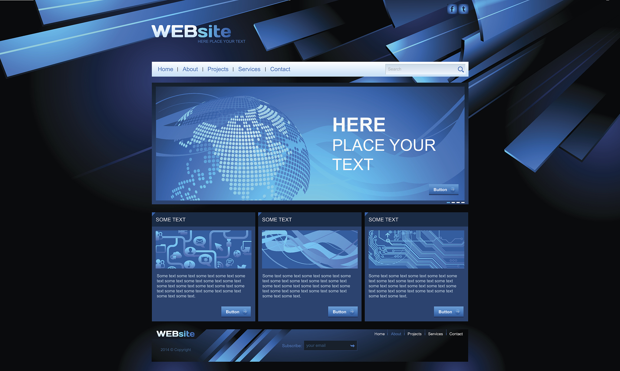 website template