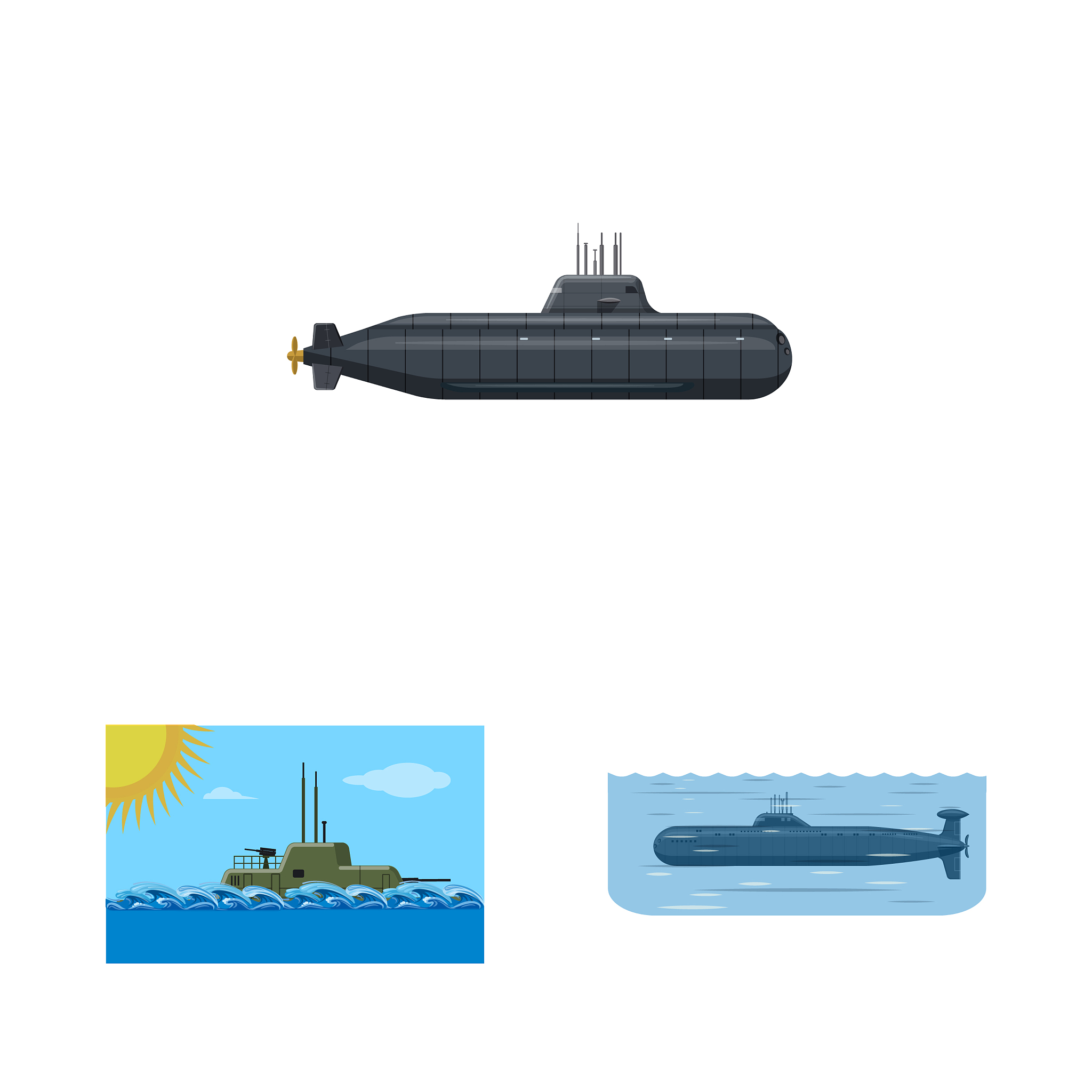 isolated object boat and navy sign set boat