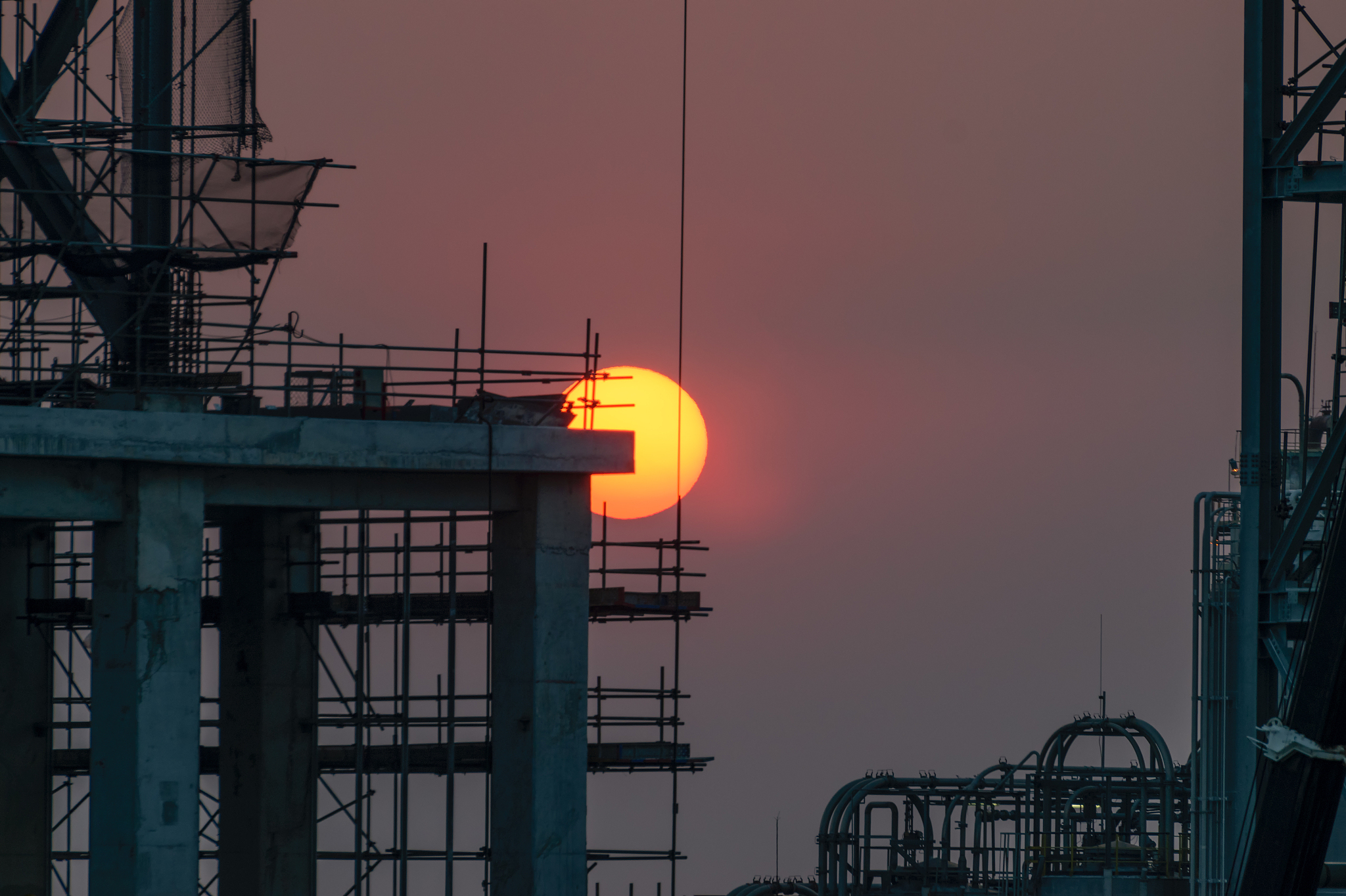 construction site.
