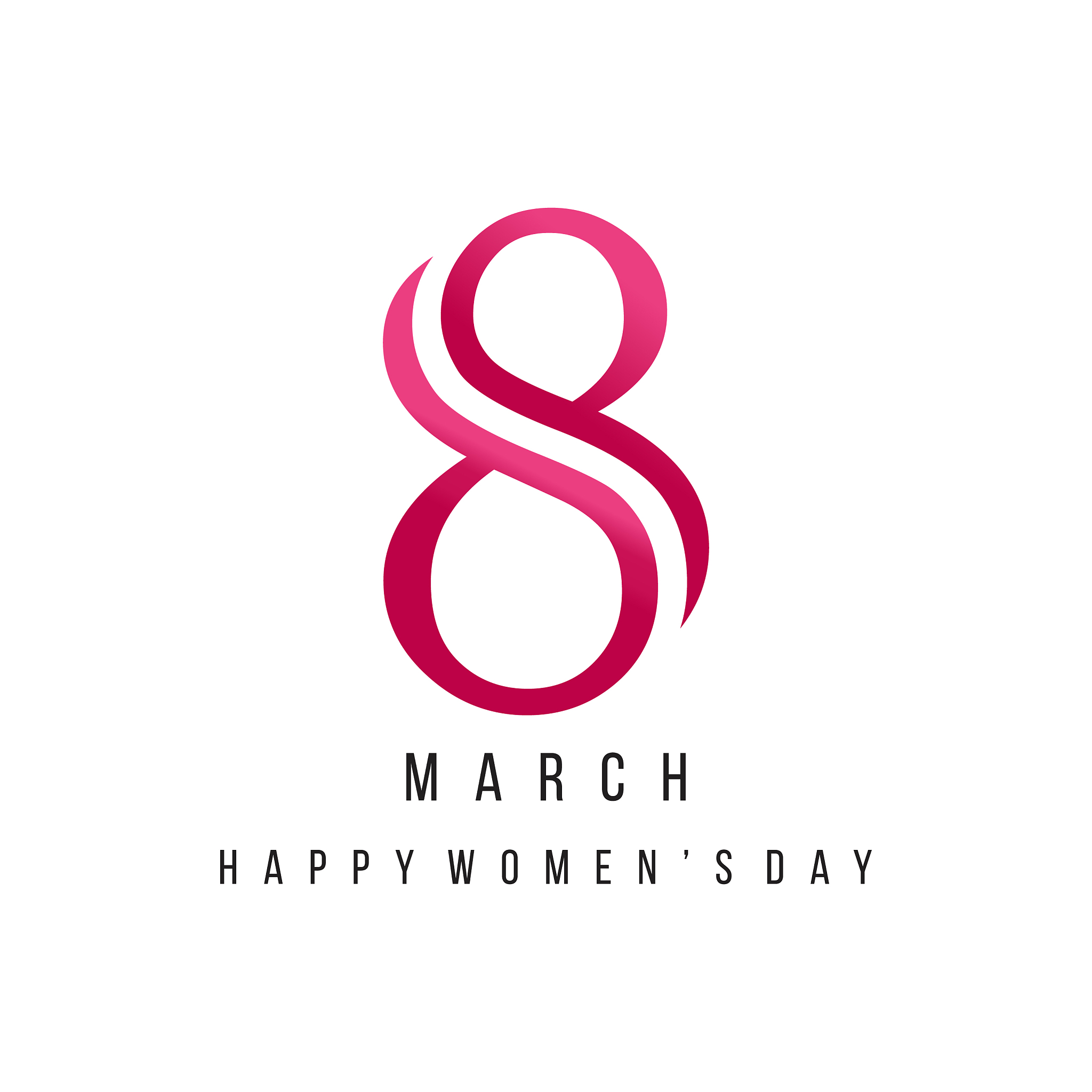 womens day design card with creative design