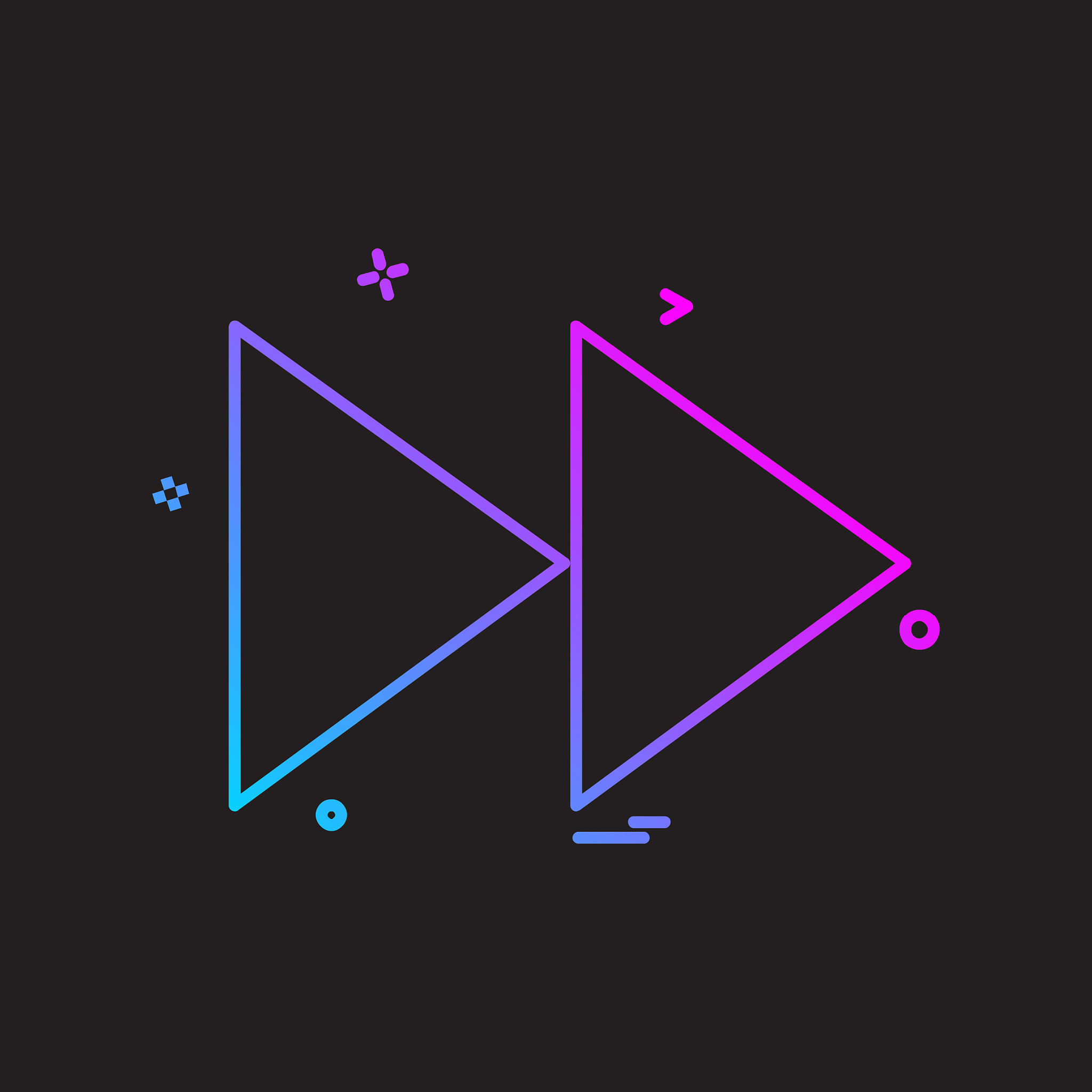 media button icon design