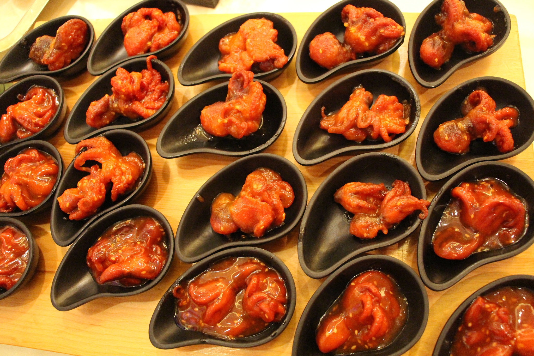 a restaurant in hong kong offers a buffet of seafood.