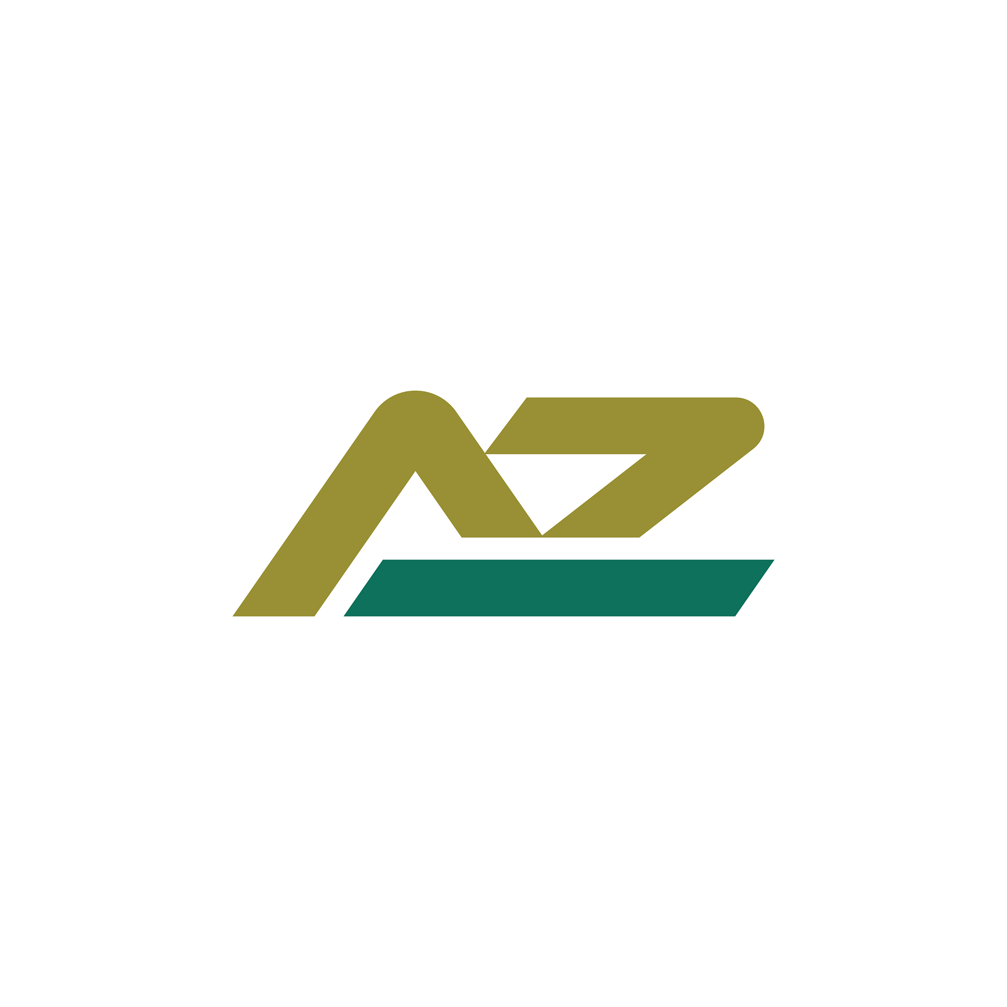 initial letter az or za logo design template
