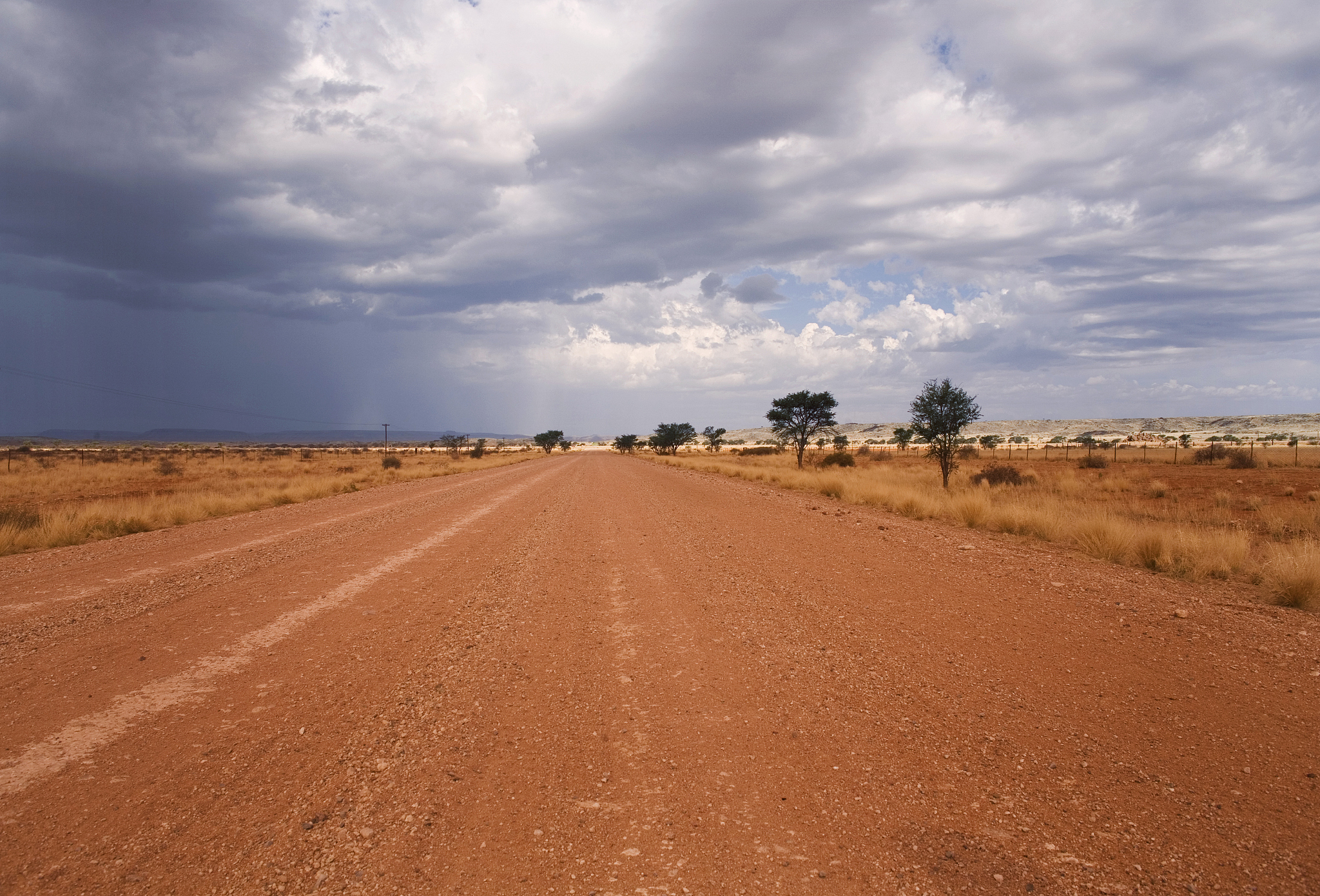 road in africa thrue dunes