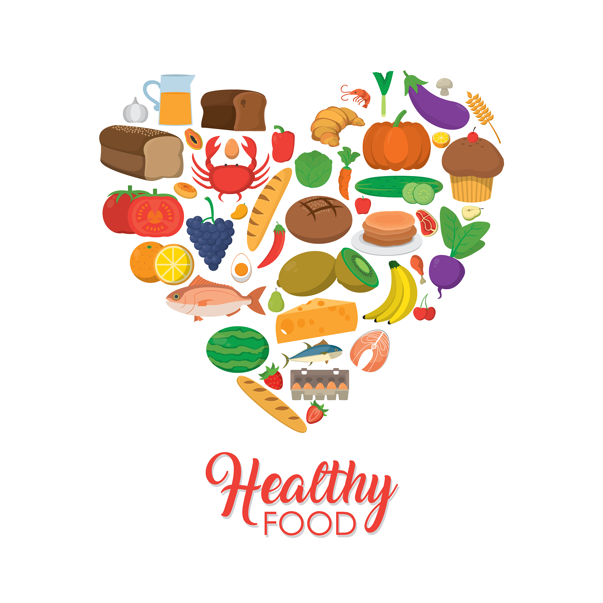 healthy food icons