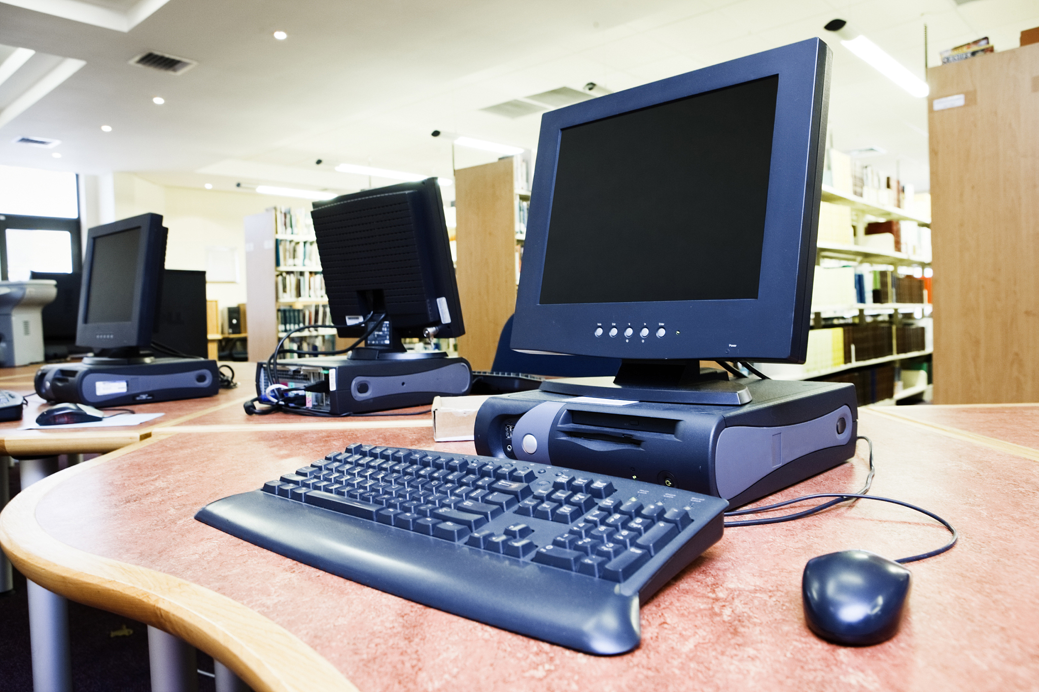 computers at the library
