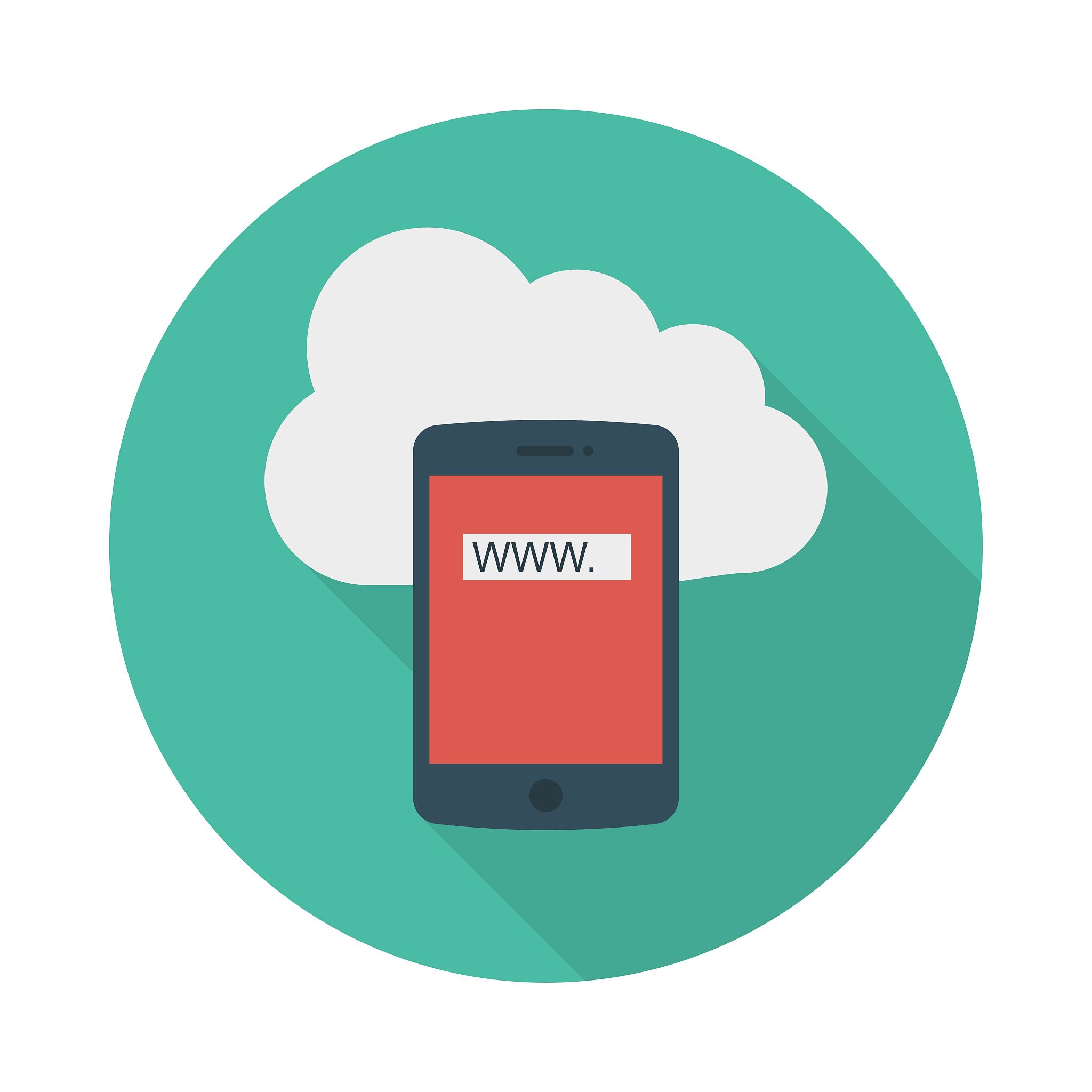 mobile  phone  cloud