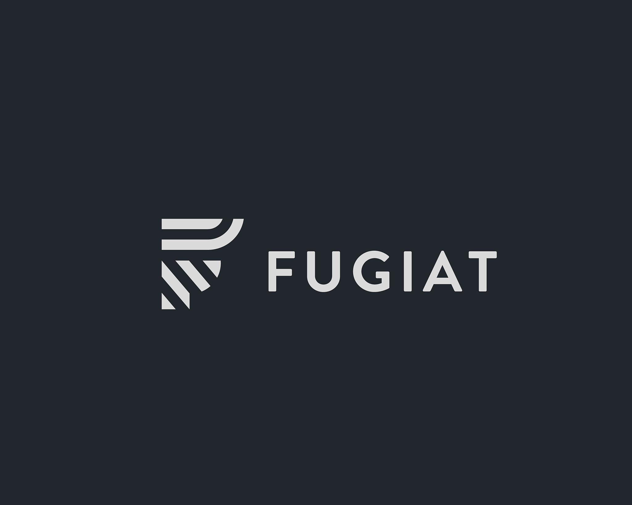 letter f line logo design creative