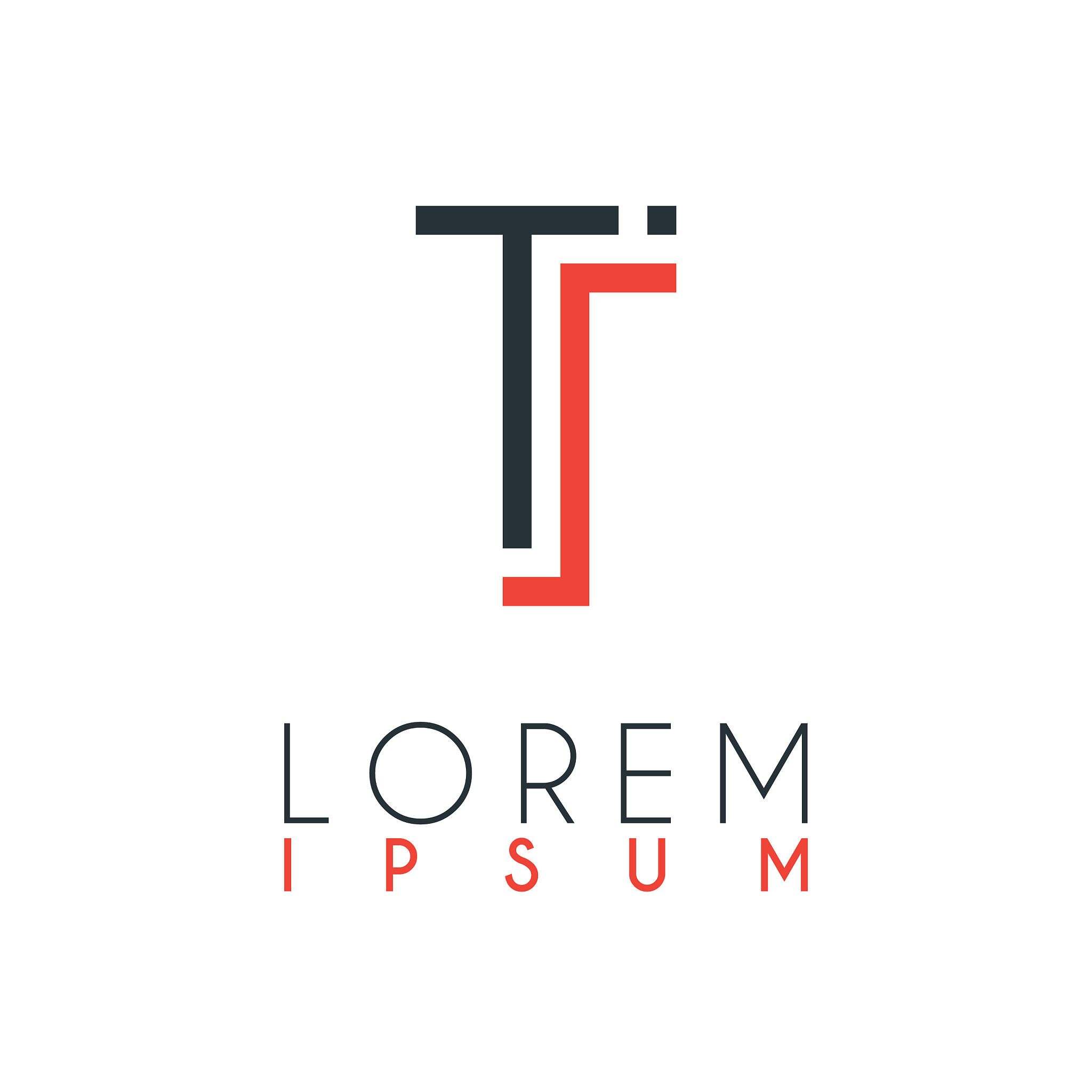the logo between letter t and letter i or ti
