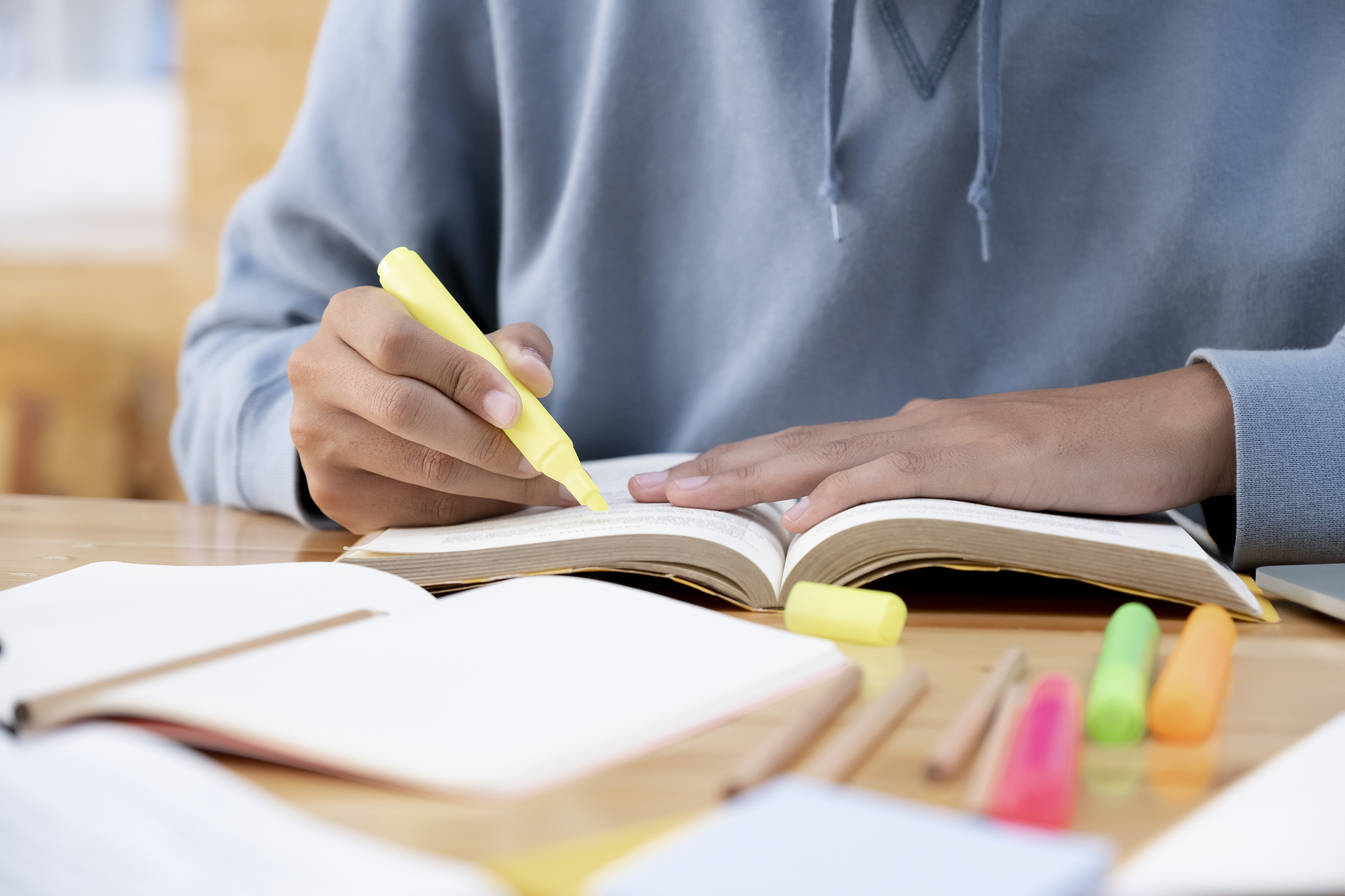 reading a book. education concept.