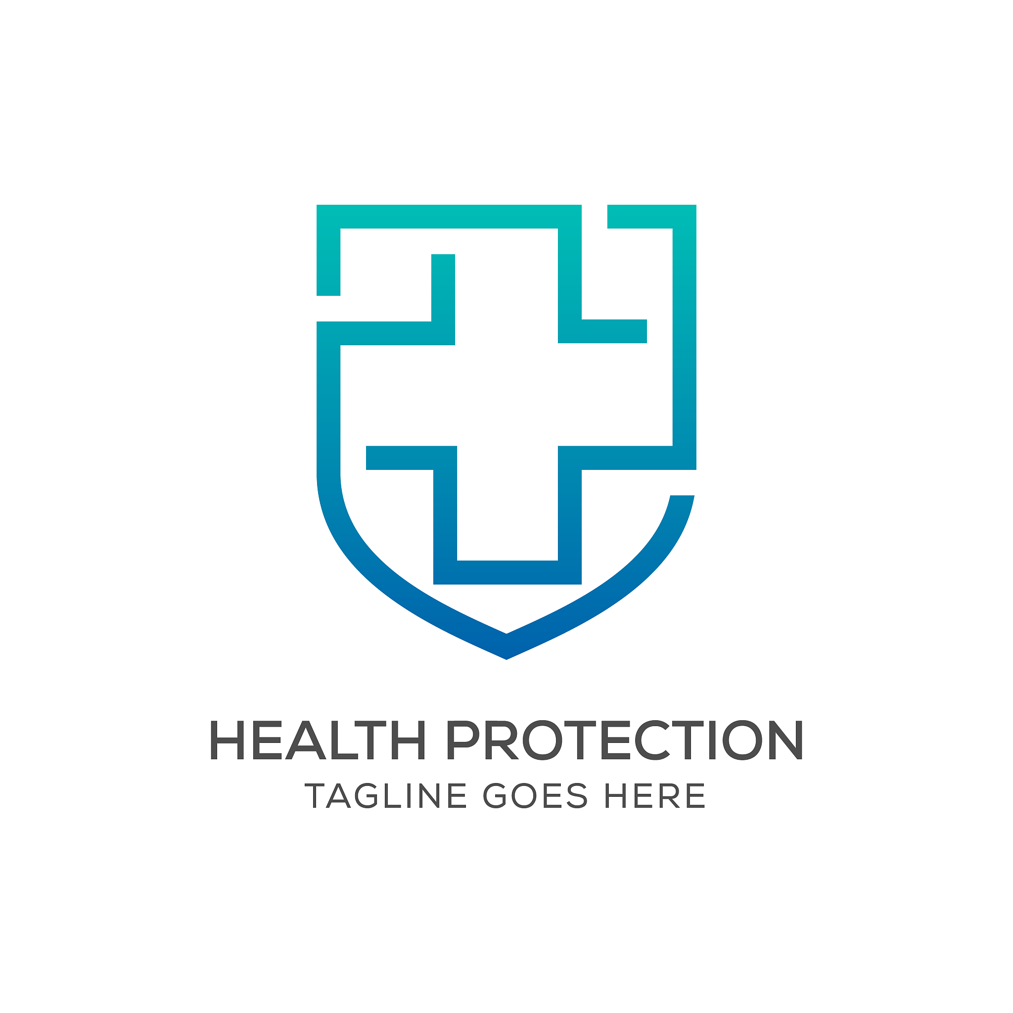 health protection vector stock illustration design template.