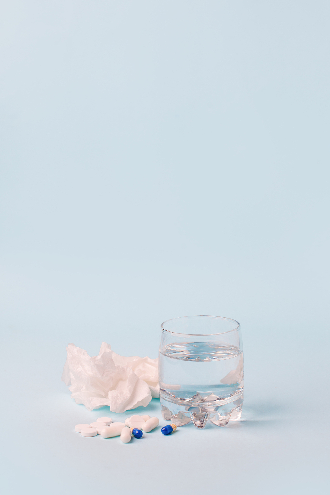 vaccines covid-19 antivirus corona virus. glass of water and set