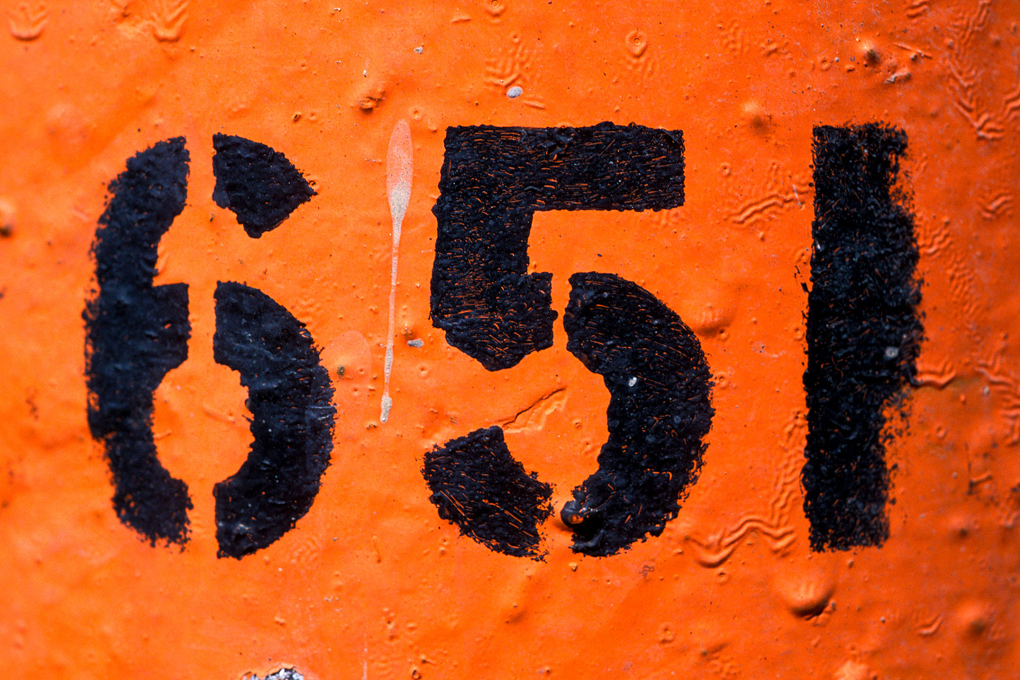 数字,数字6,橙色,满画幅,特写,数字1,简单,水平画