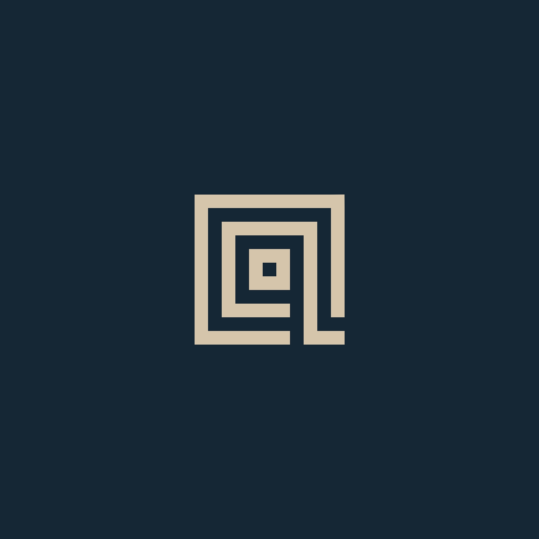 unusual geometric letter q architecture