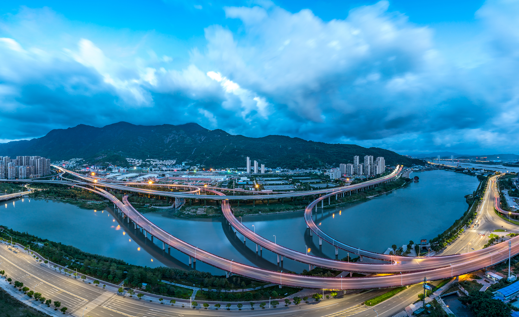 福州城市道路风光