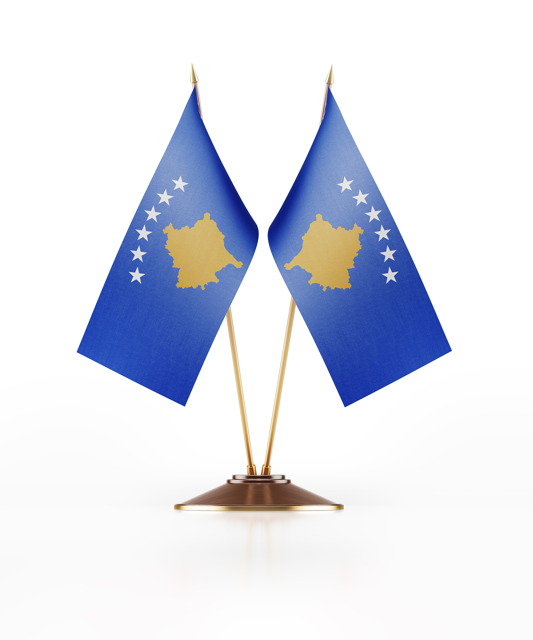 miniature flag of kosovo