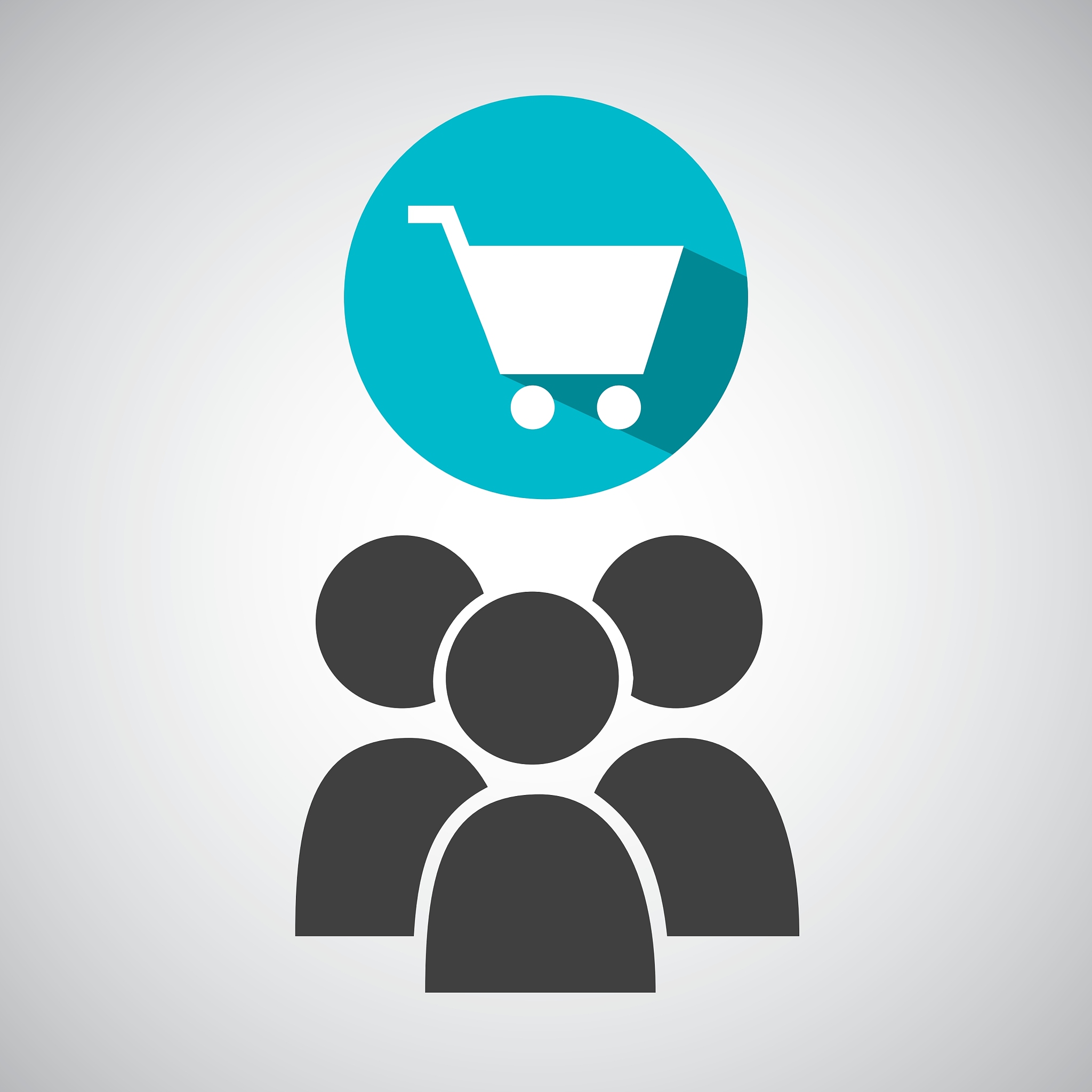 social media group shopping online design