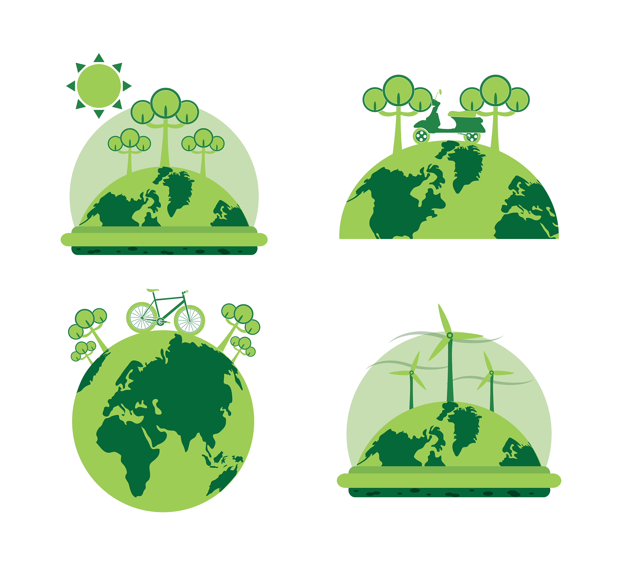 green energy collection