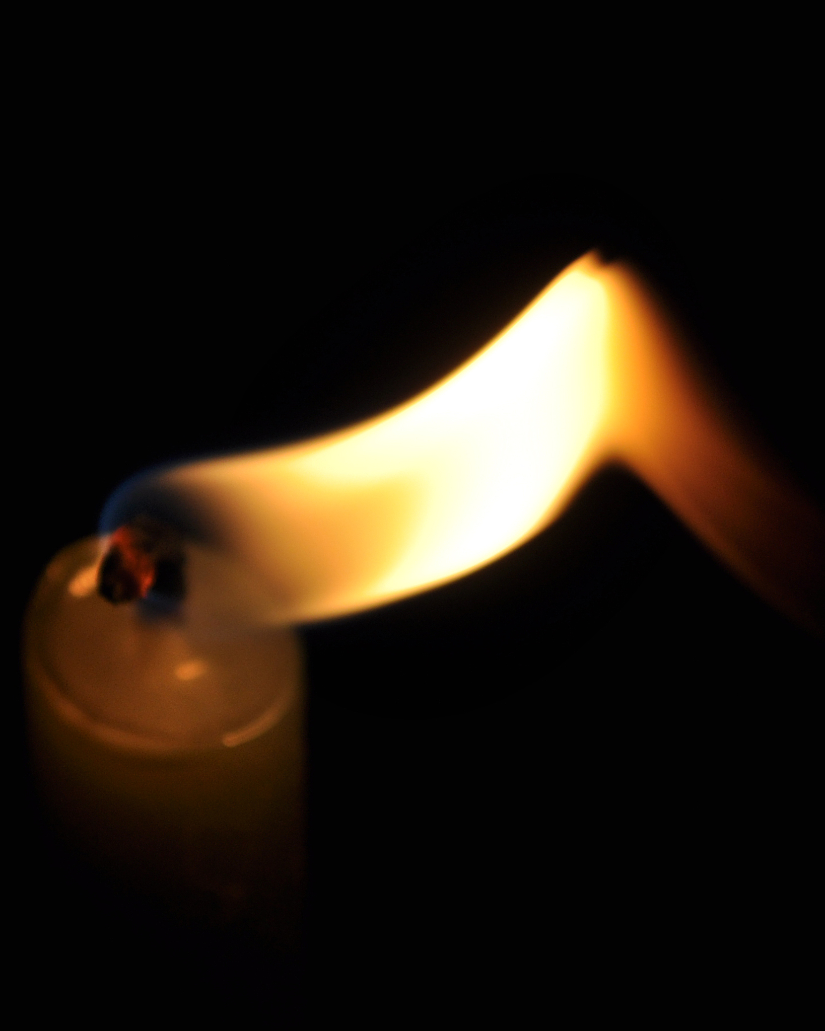 测量蜡烛火焰的热辐射时火焰高度怎样标度？