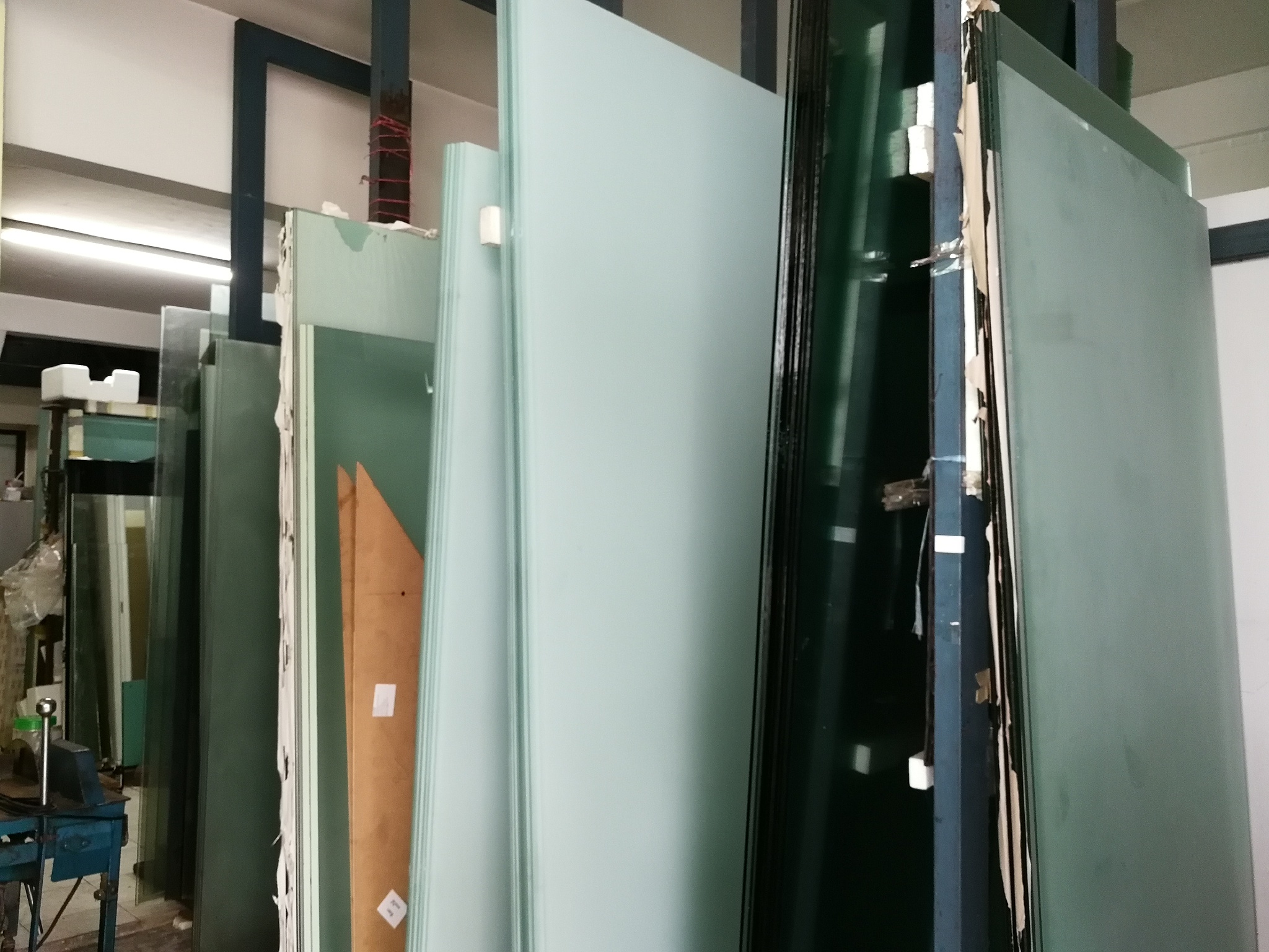 the float glass production plant