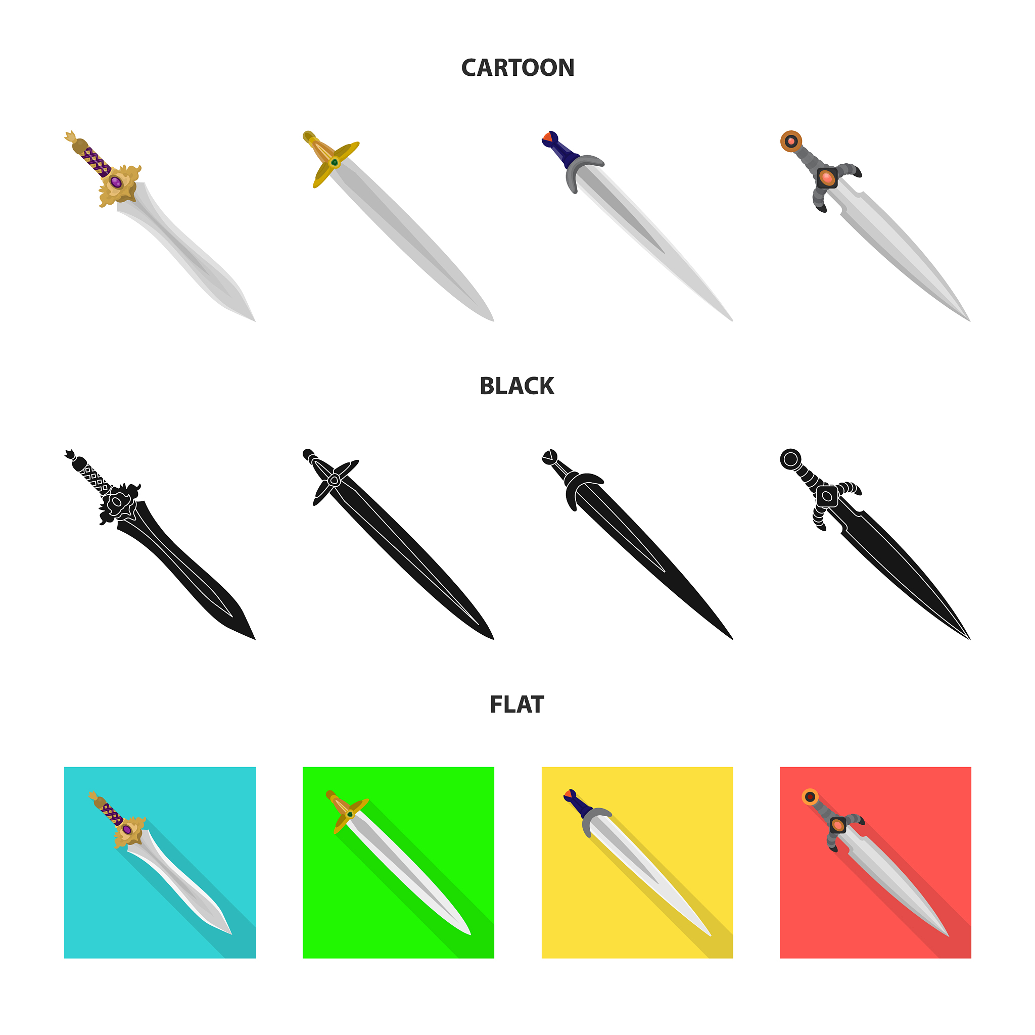 design of game and armor logo collection