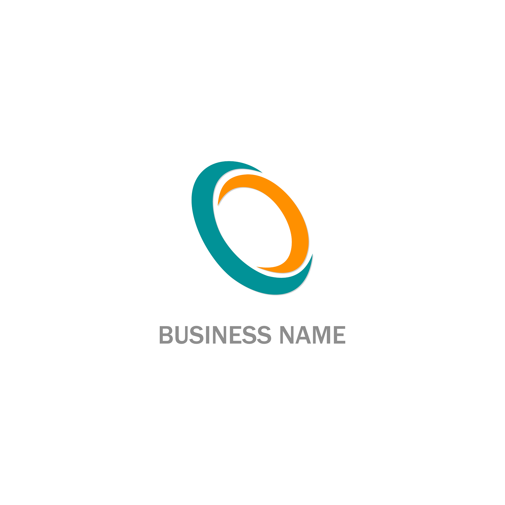 round circle abstract orbit technology logo