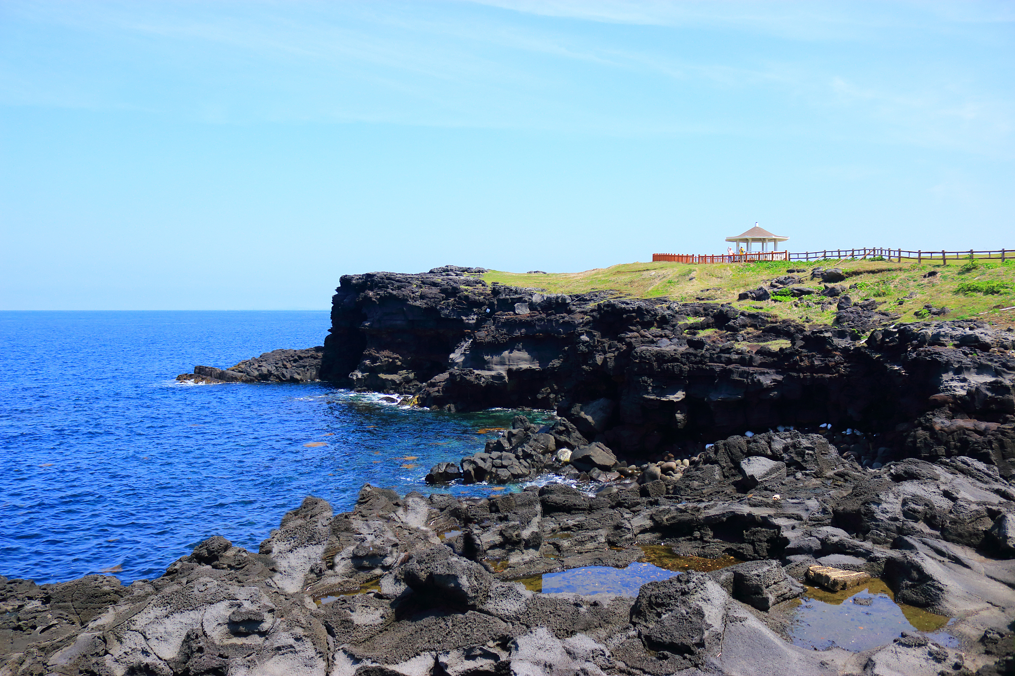 marado, island, sea cliffs,