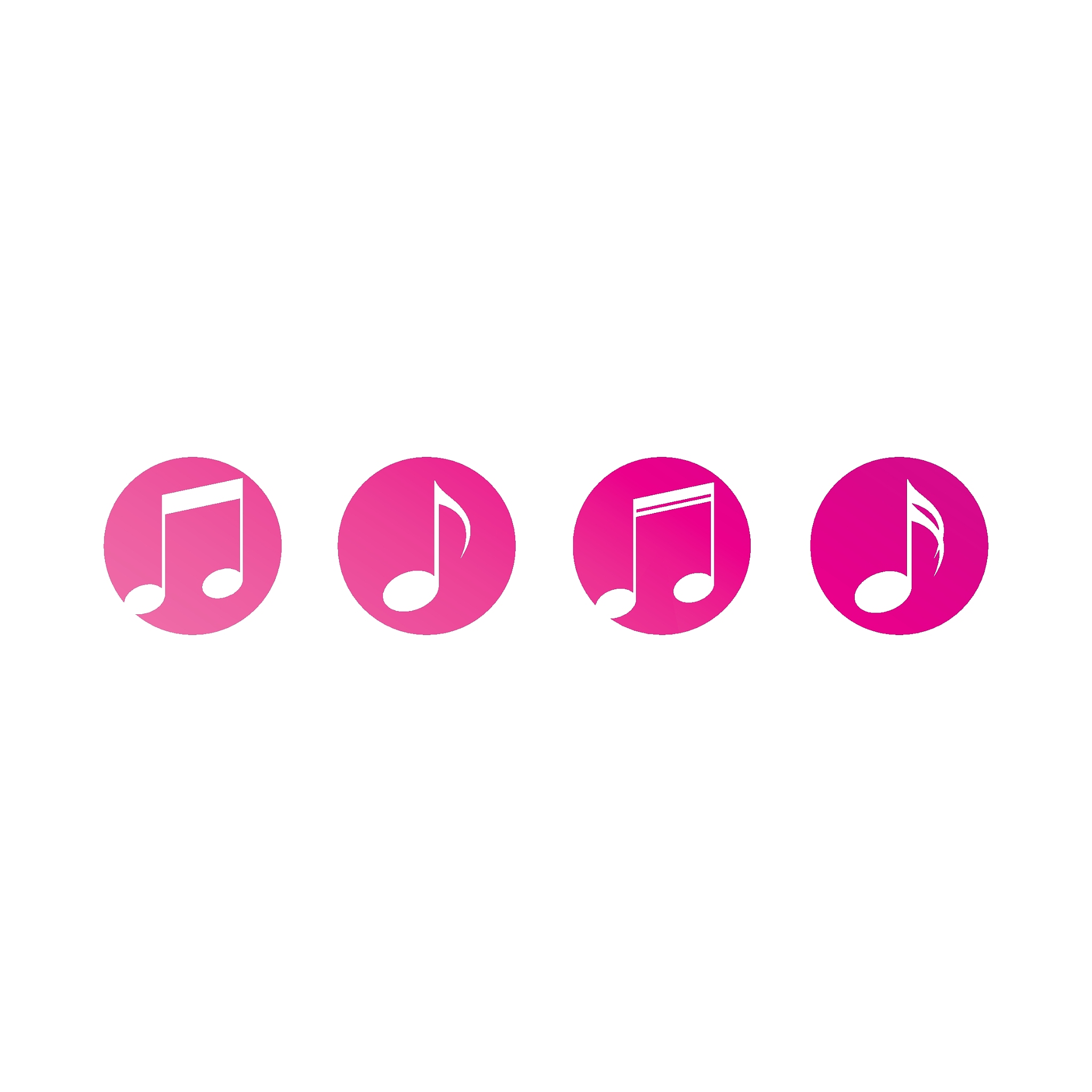 music note vector illustration template