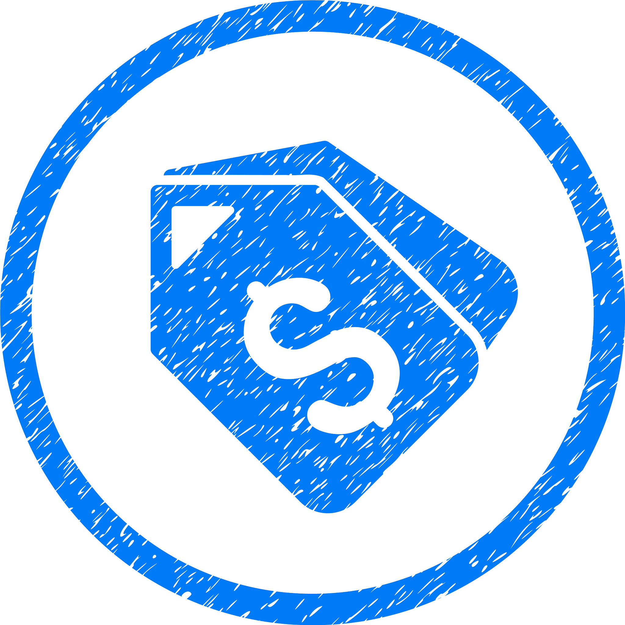 bank account tags rounded grainy icon