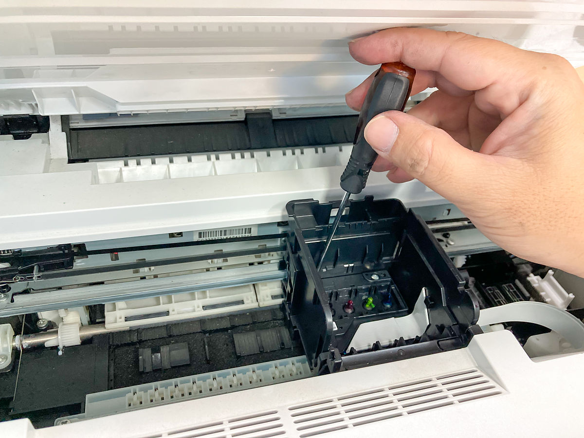 映美针式打印机最左面一列竖线不打印