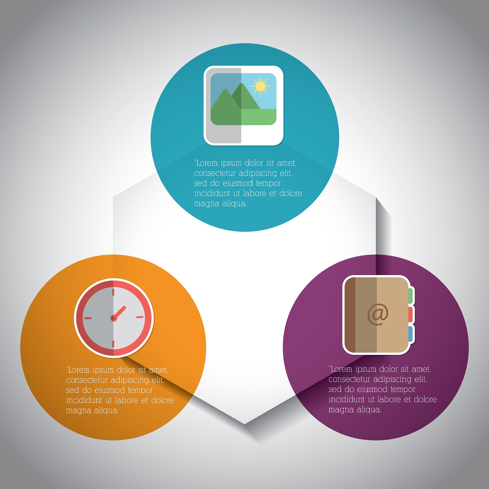 infographic step office icon graphic