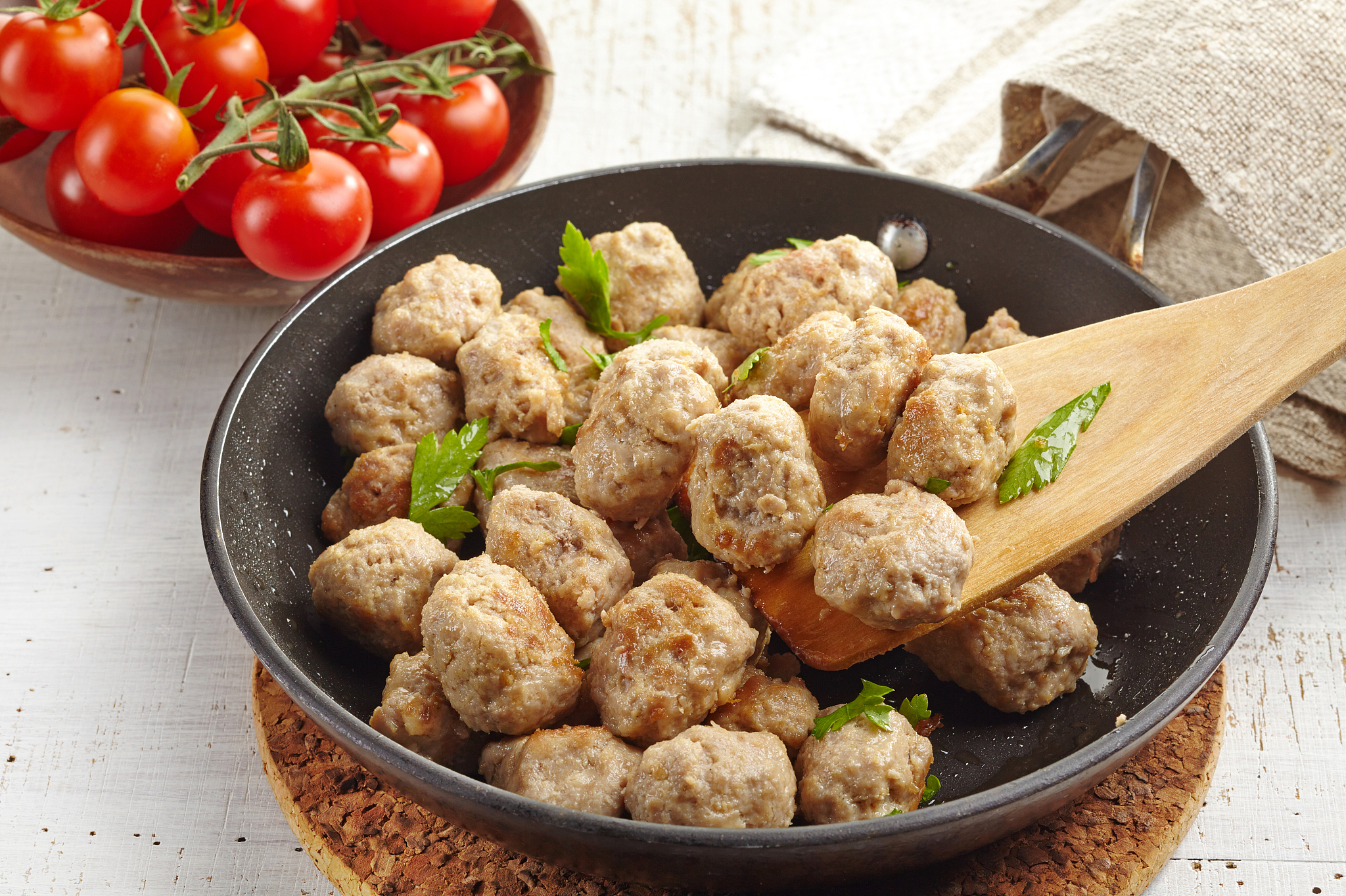 roasted meatballs