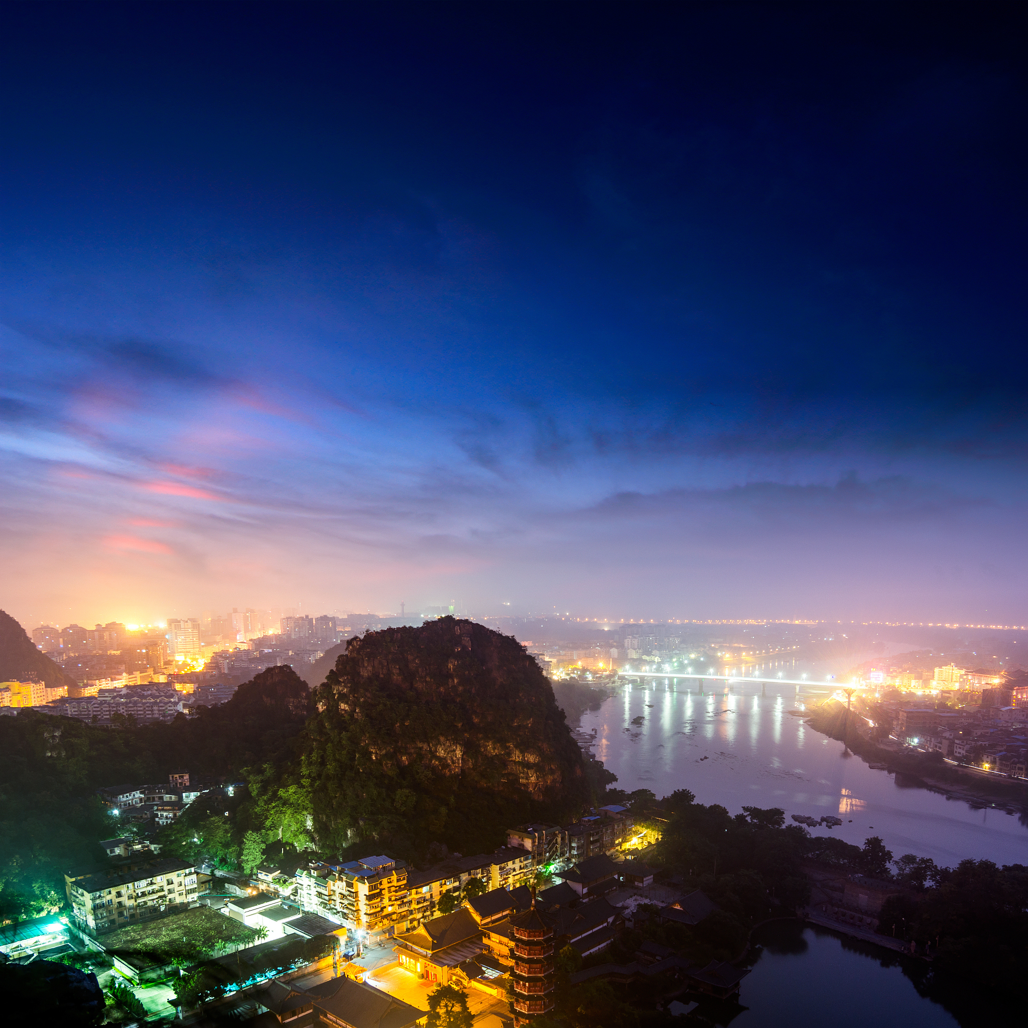 beautiful landscape in guilin