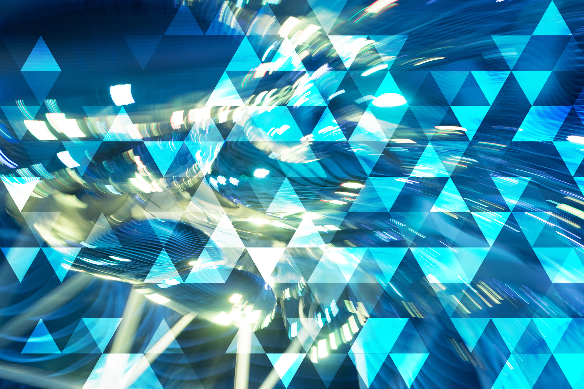 abstract triangle mosaic background
