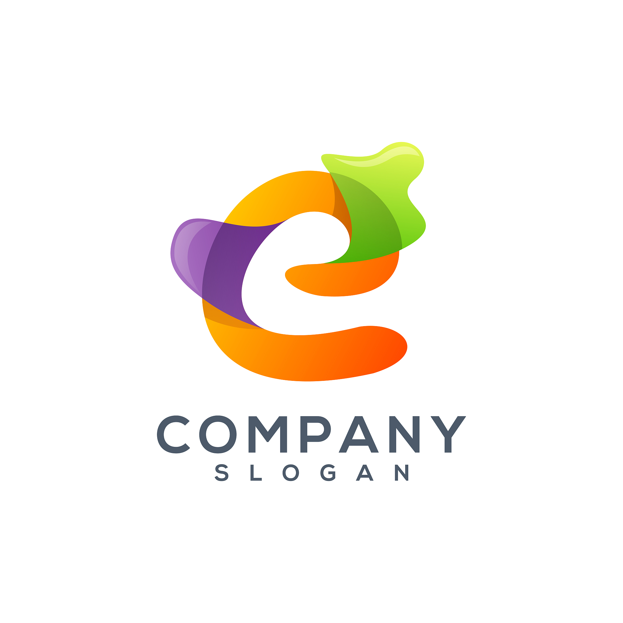 letter e logo design