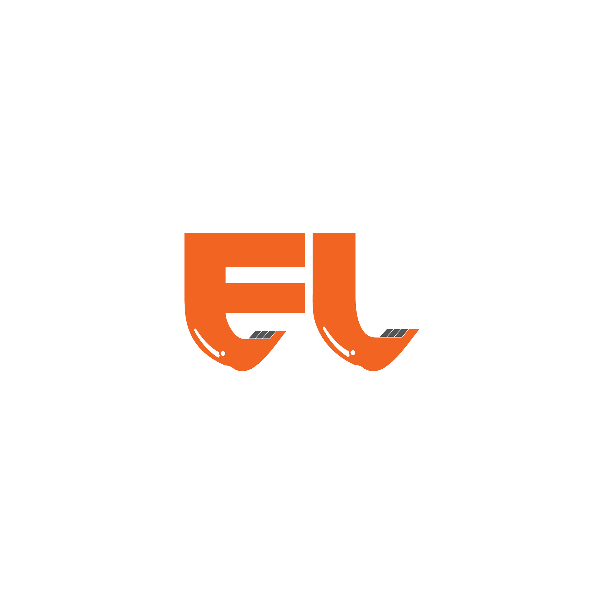 fi letter logo icon design template elements