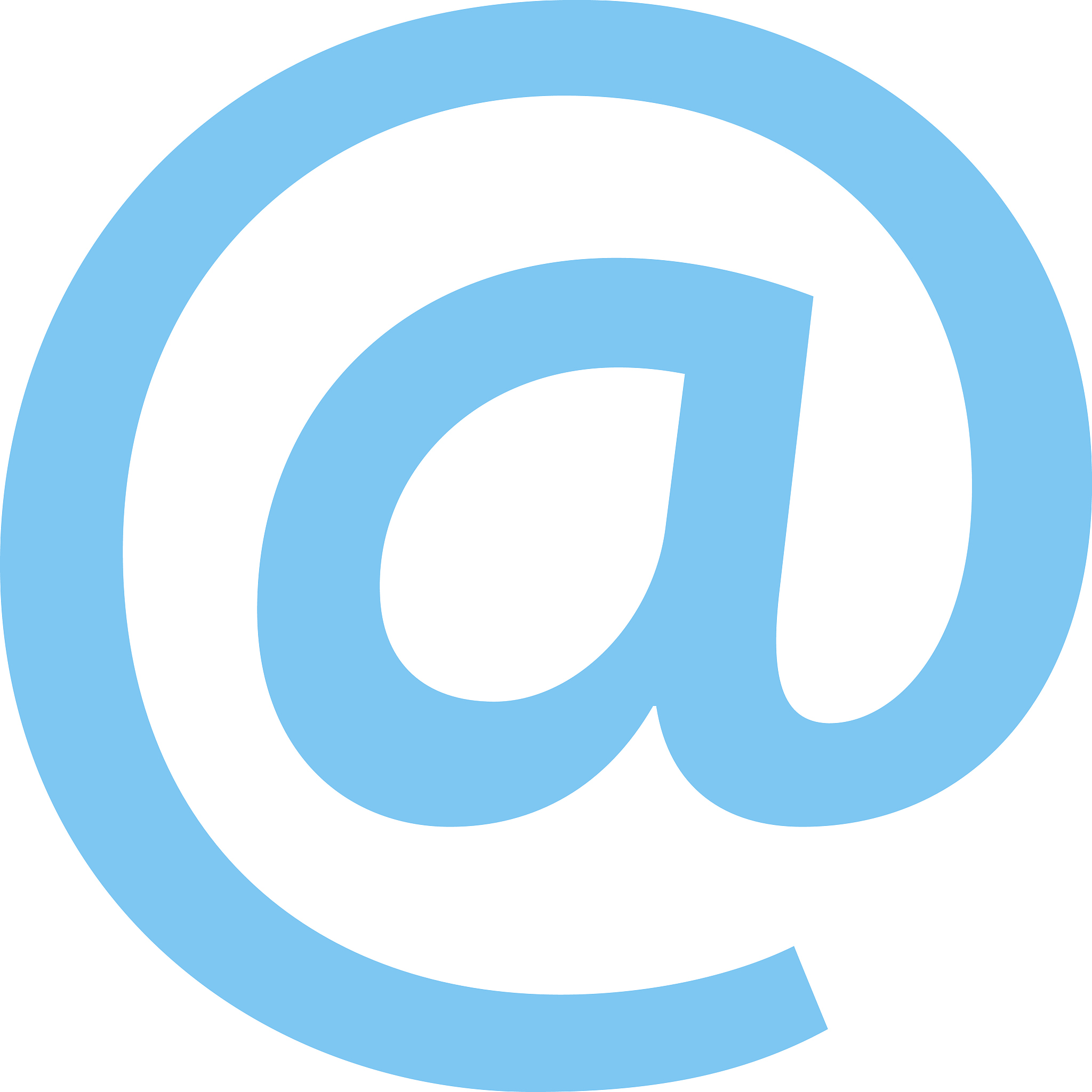 icon email sign e-mail button at pictogram flat style