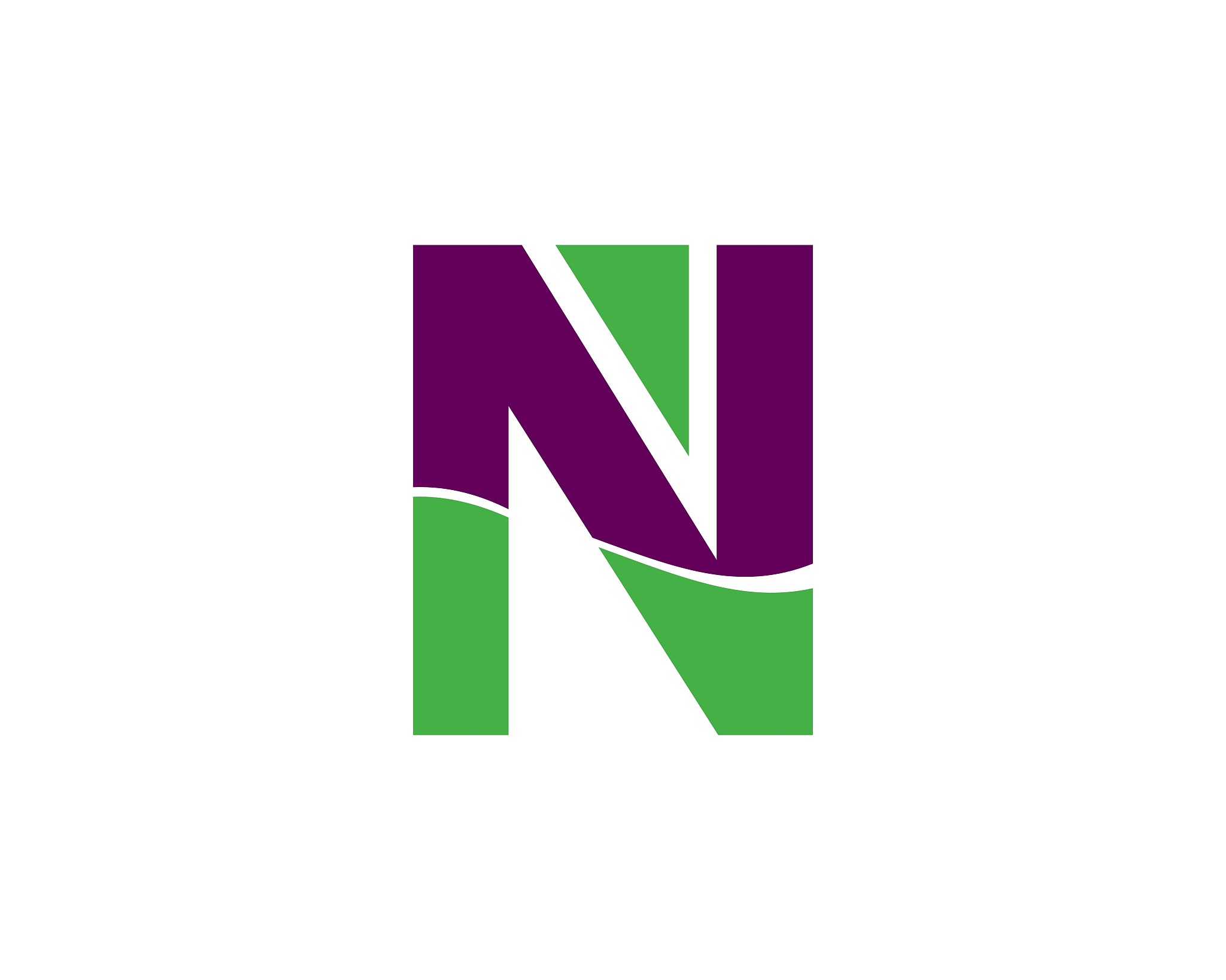 n letter logo
