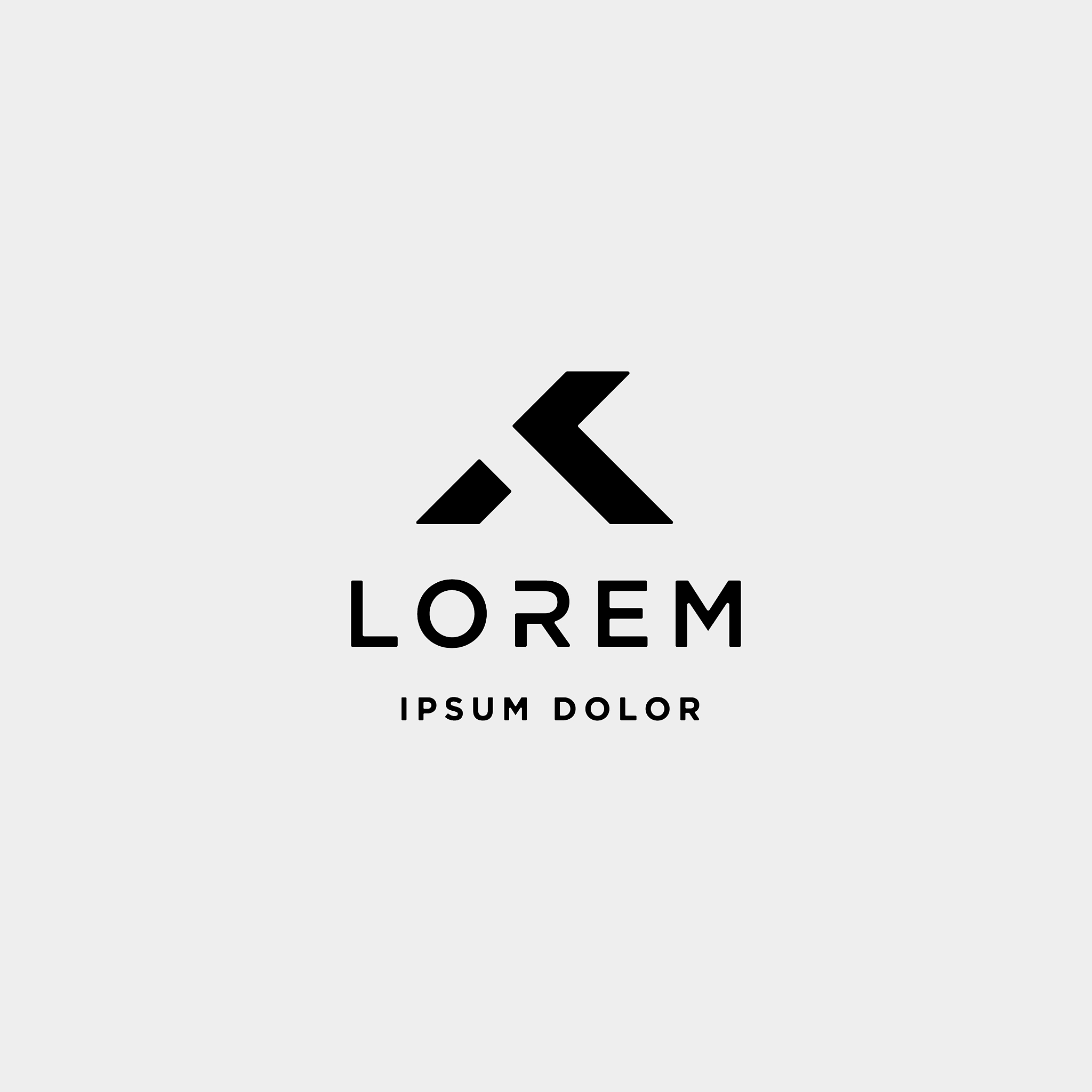 ak k letter home luxury premium logo